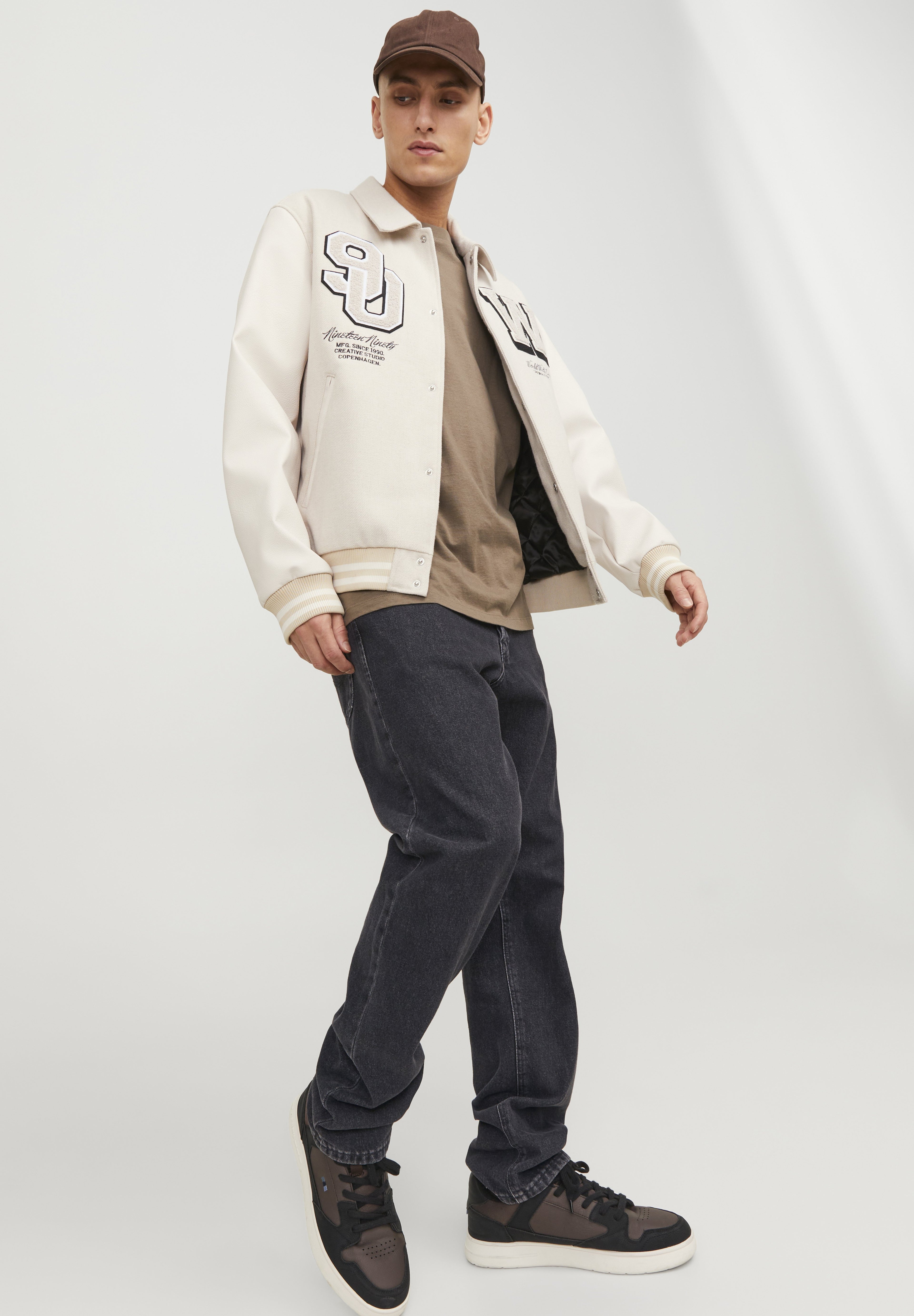 Relaxed Fit JJICHRIS JJORIGINAL SQ 737 NOOS - Jean coupe décontractée - denim noir