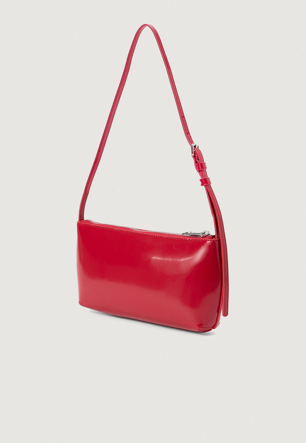 ESSENTIAL LOGO SHINY SHOULDER BAG - Handbag - sapphire red