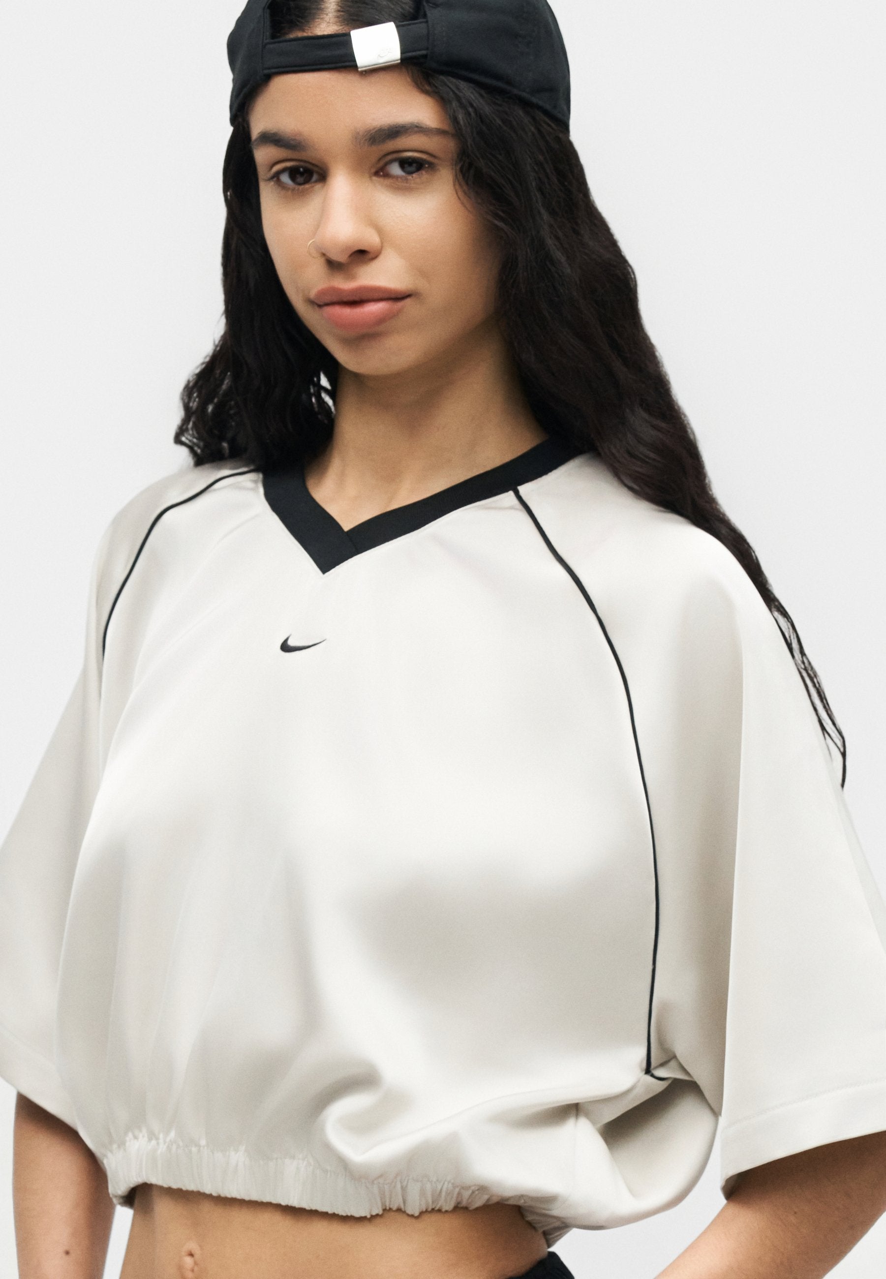 Blouse - light bone/black