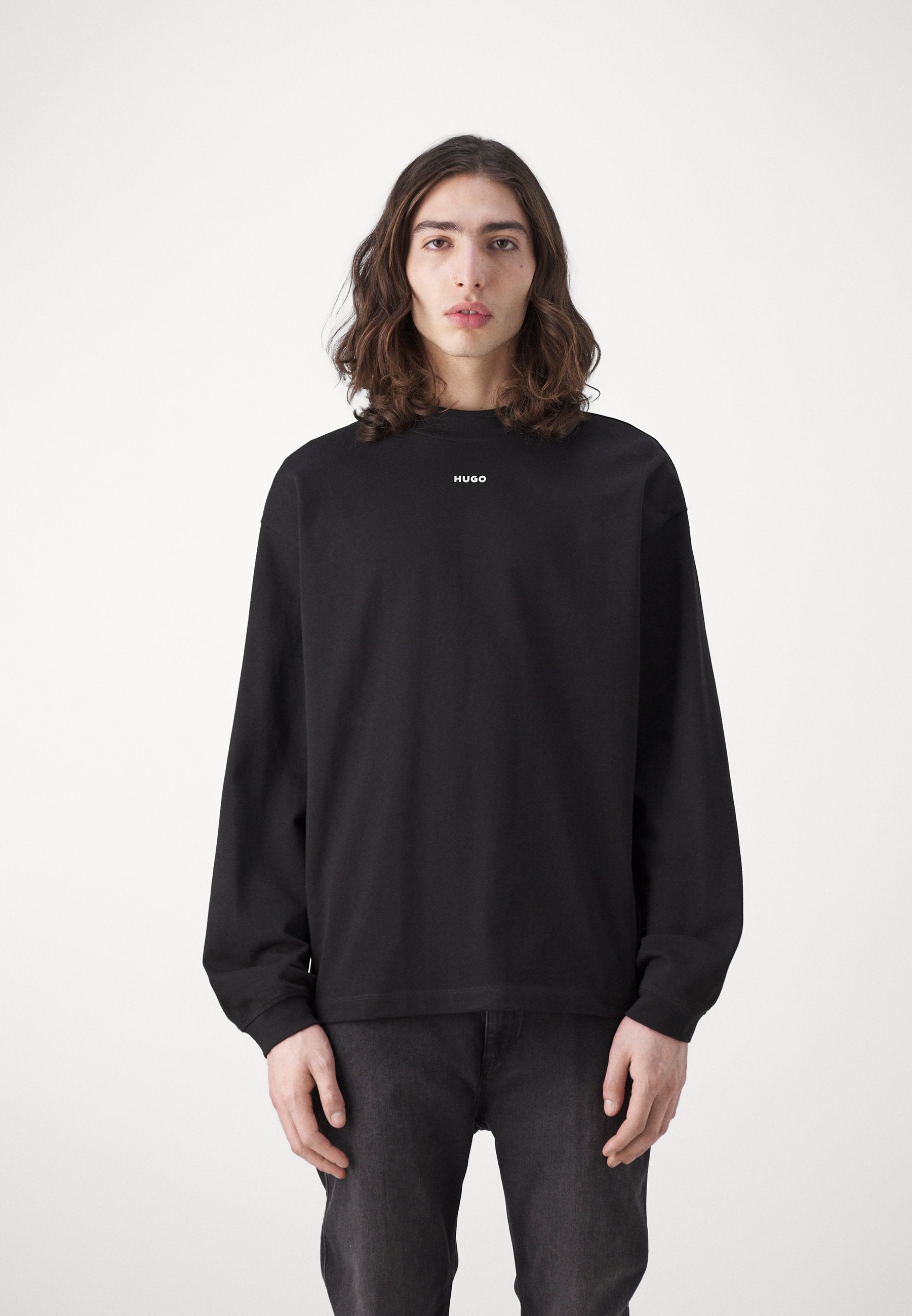 DAPOSO - Long sleeved top - black