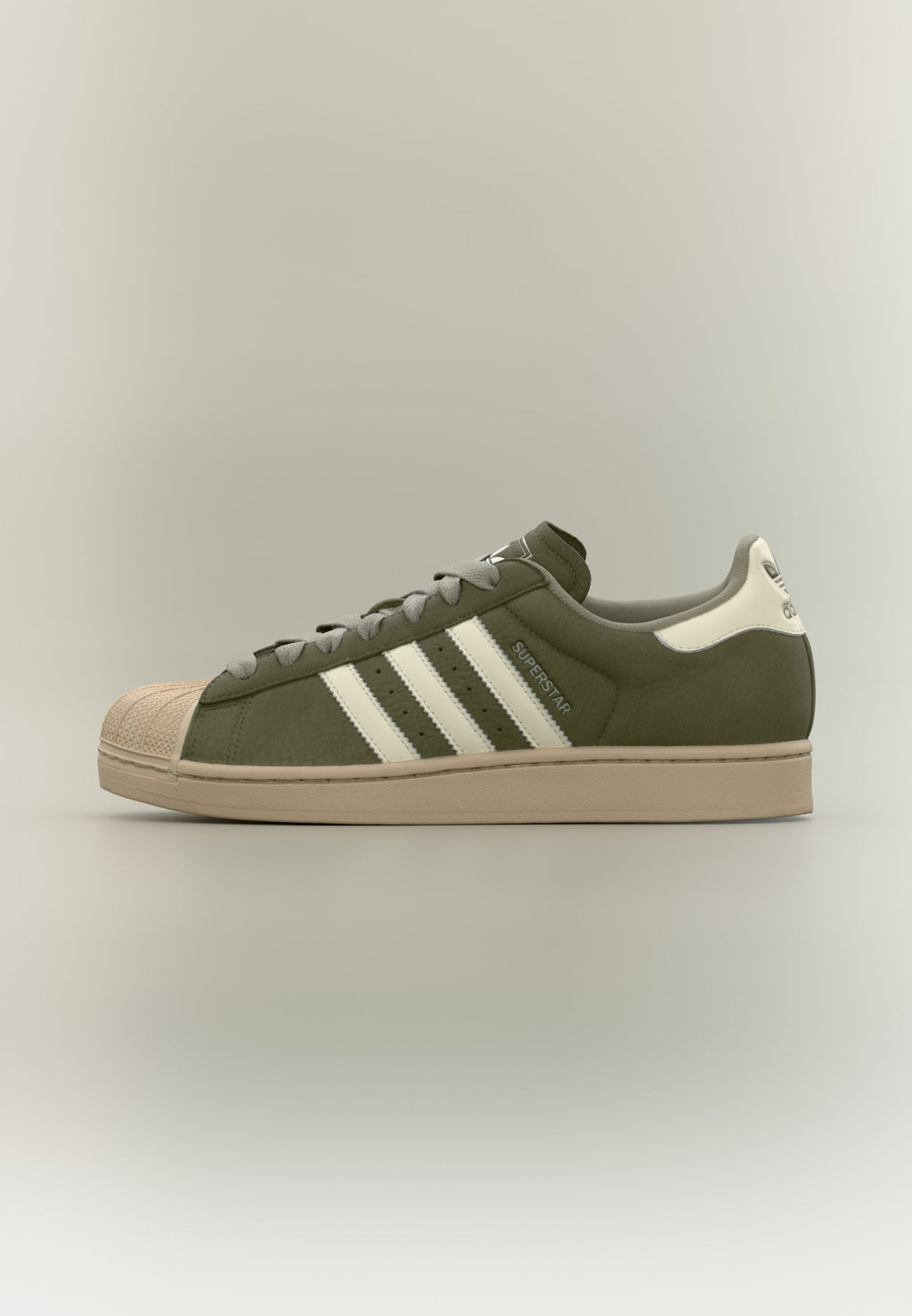 SUPERSTAR II UNISEX - Trainers - olive strata/off white/stone khaki