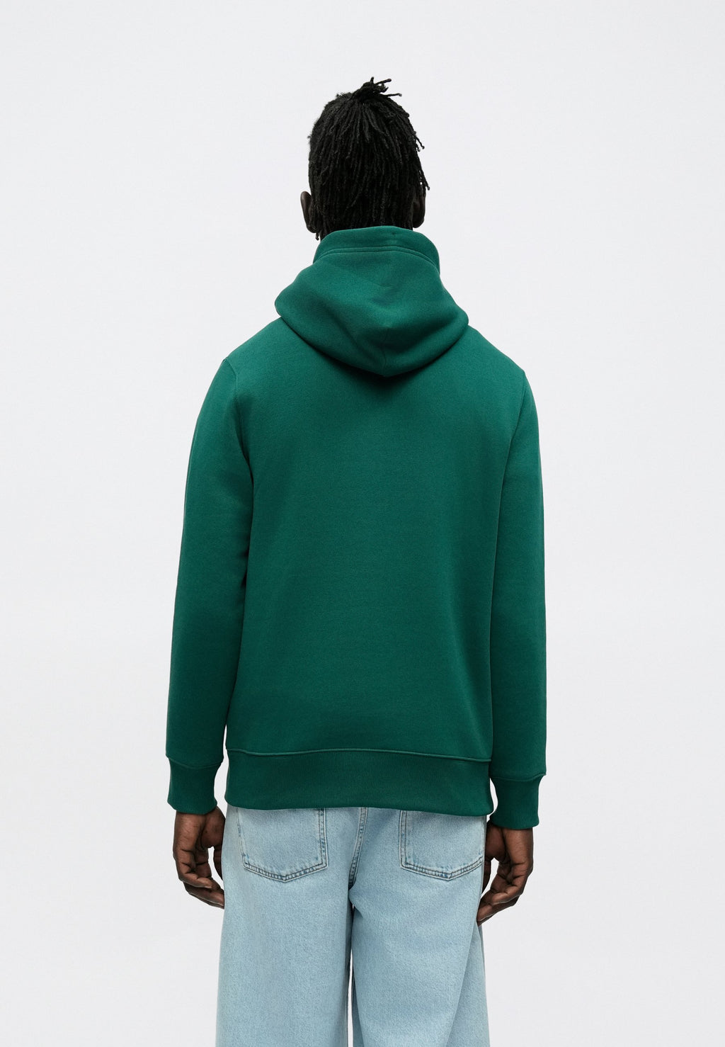 Hoodie - deep forest green