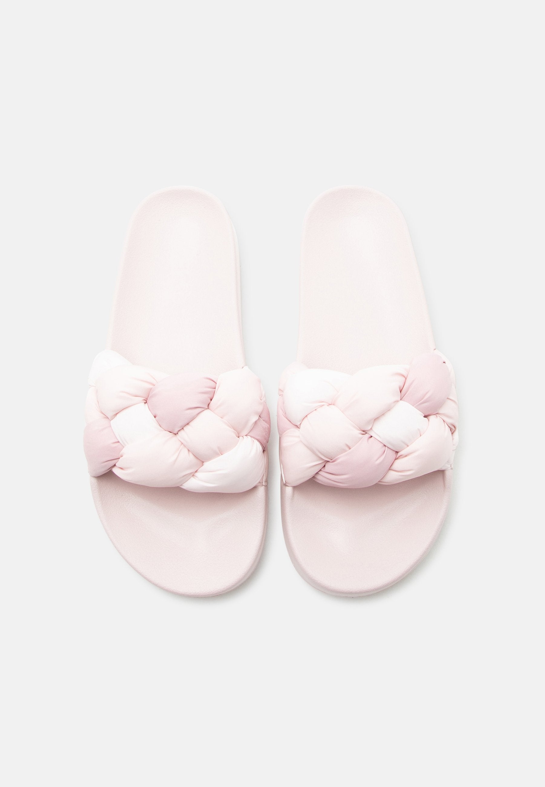 BRAIDED SLIDES - Mules - sugar pink gradient