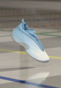 D.O.N. ISSUE 7 - Chaussures de basketball - bleu ciel/blanc chaussures/argent métallisé