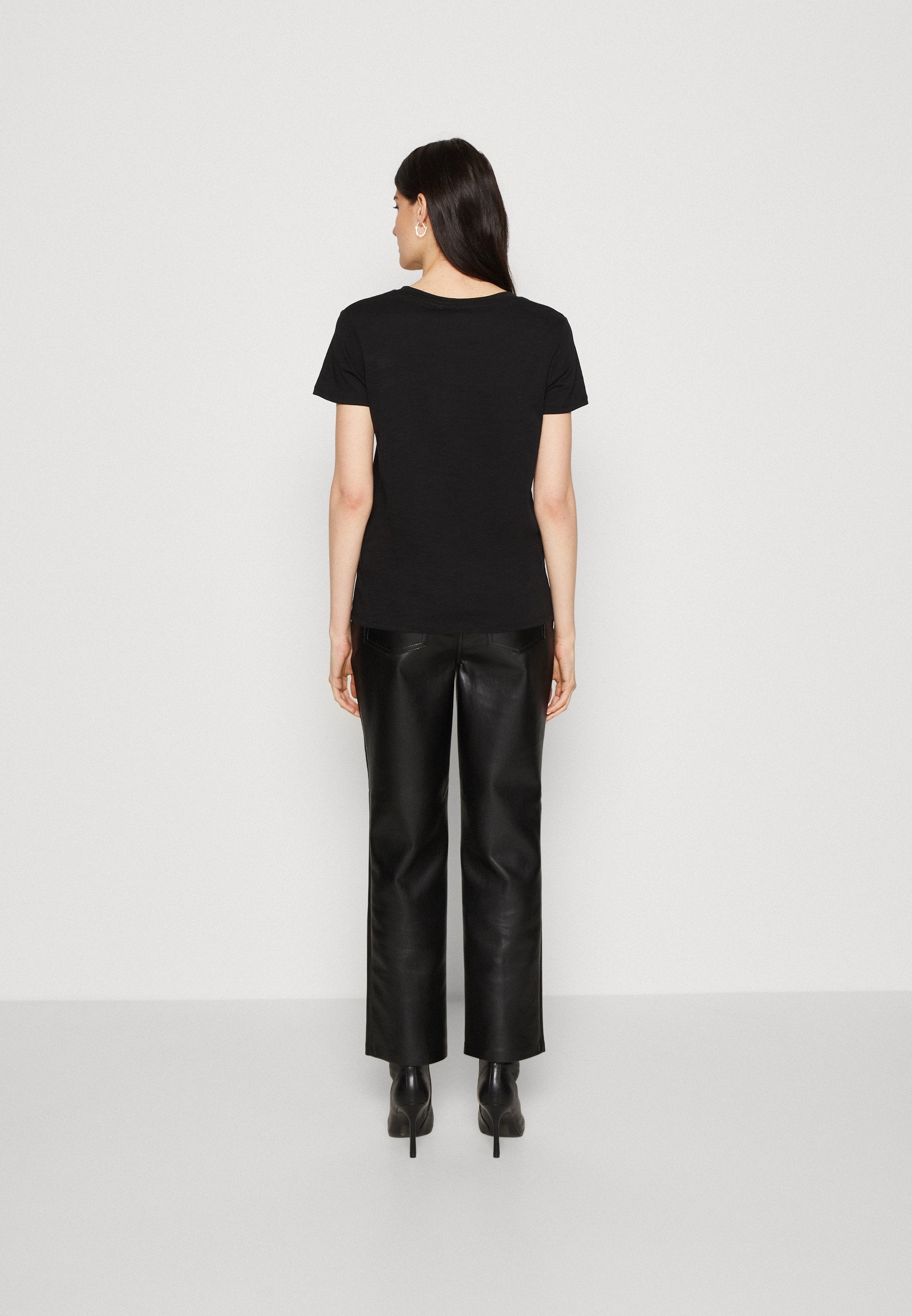 1981 CRYSTAL EASY TEE - Print T-shirt - jet black