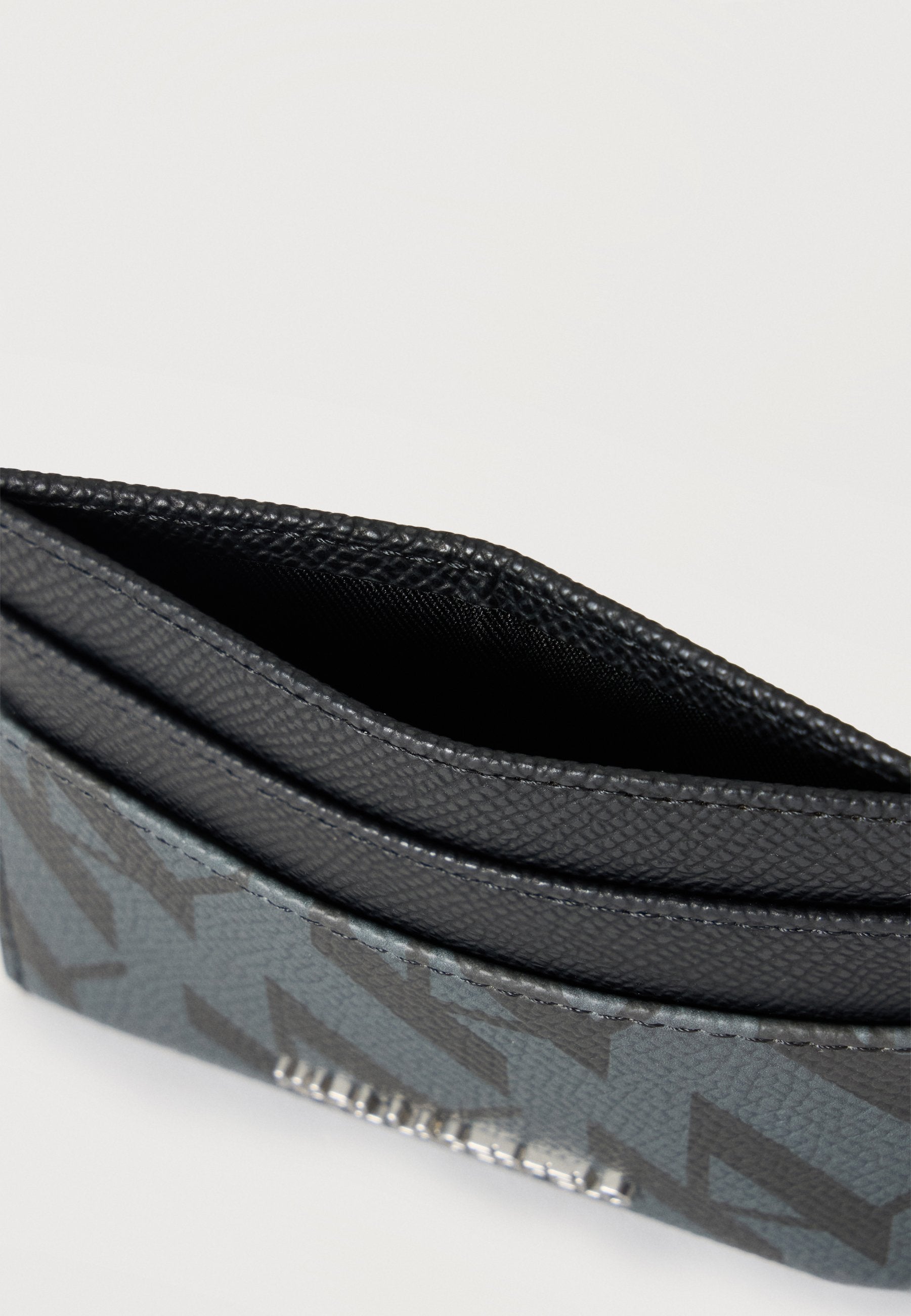 IKON MONOGRAM CARDHOLDER - Wallet - black