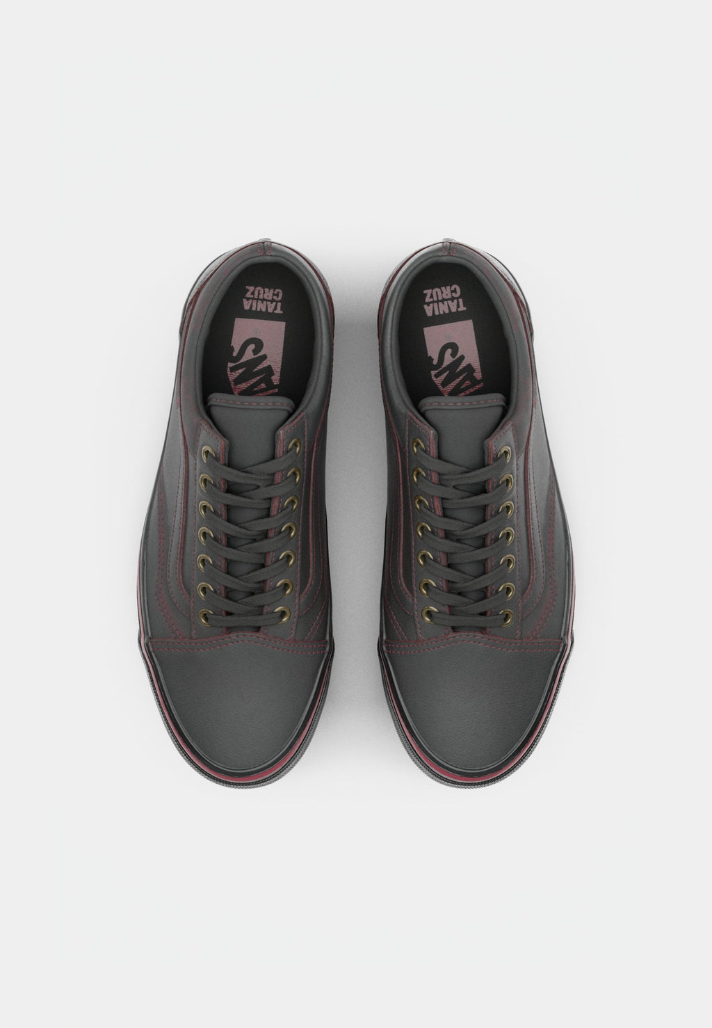 LX OLD SKOOL - Trainers - dark red/black