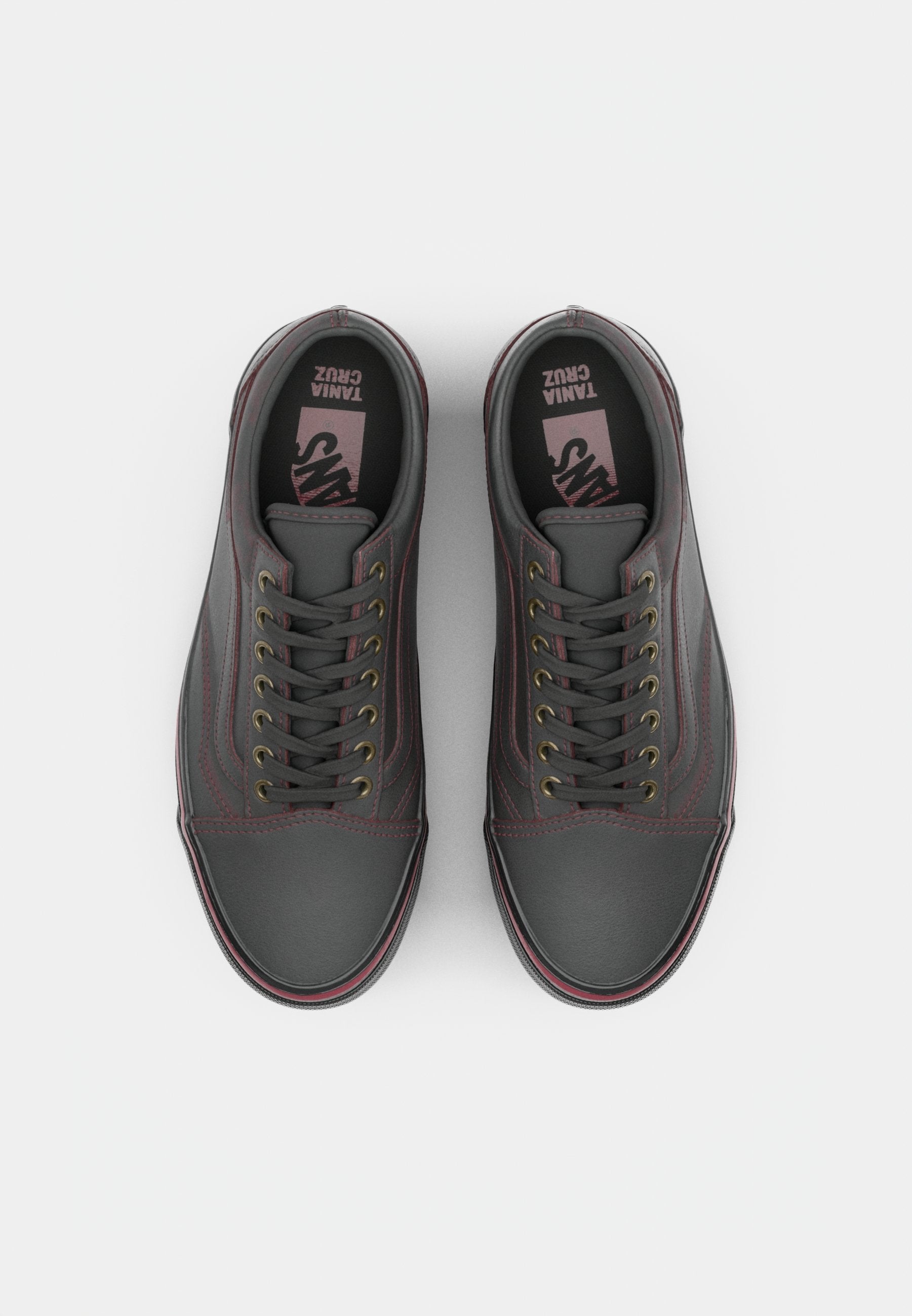LX OLD SKOOL - Trainers - dark red/black