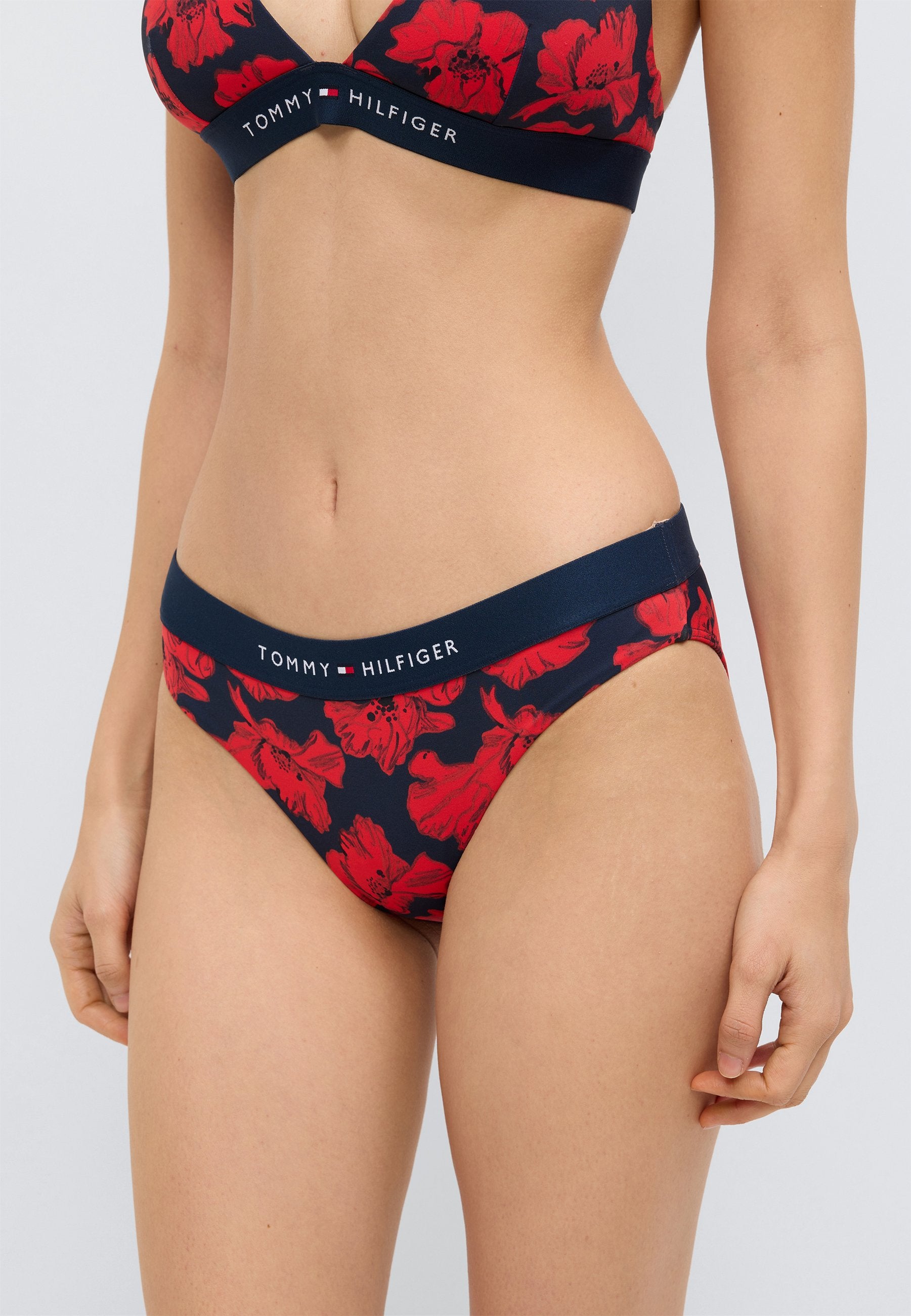 BAS DE BIKINI CLASSIQUE IMPRIMÉ ORIGINAL - Bas de bikini - bleu marine nuit