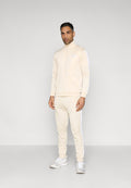3 STRIPES - Tracksuit - crystal linen/white