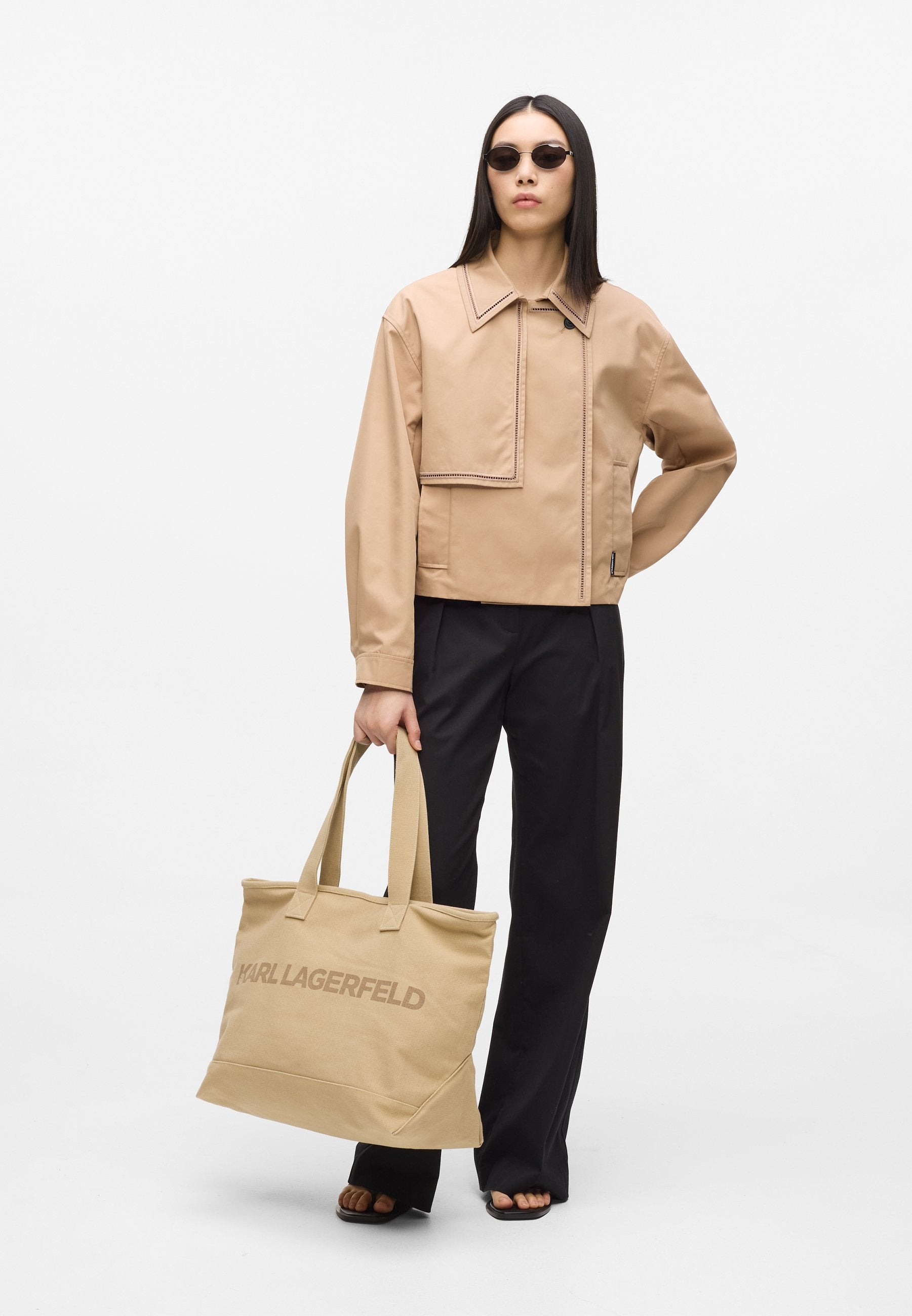ESSENTIAL LOGO - Tote bag - safari