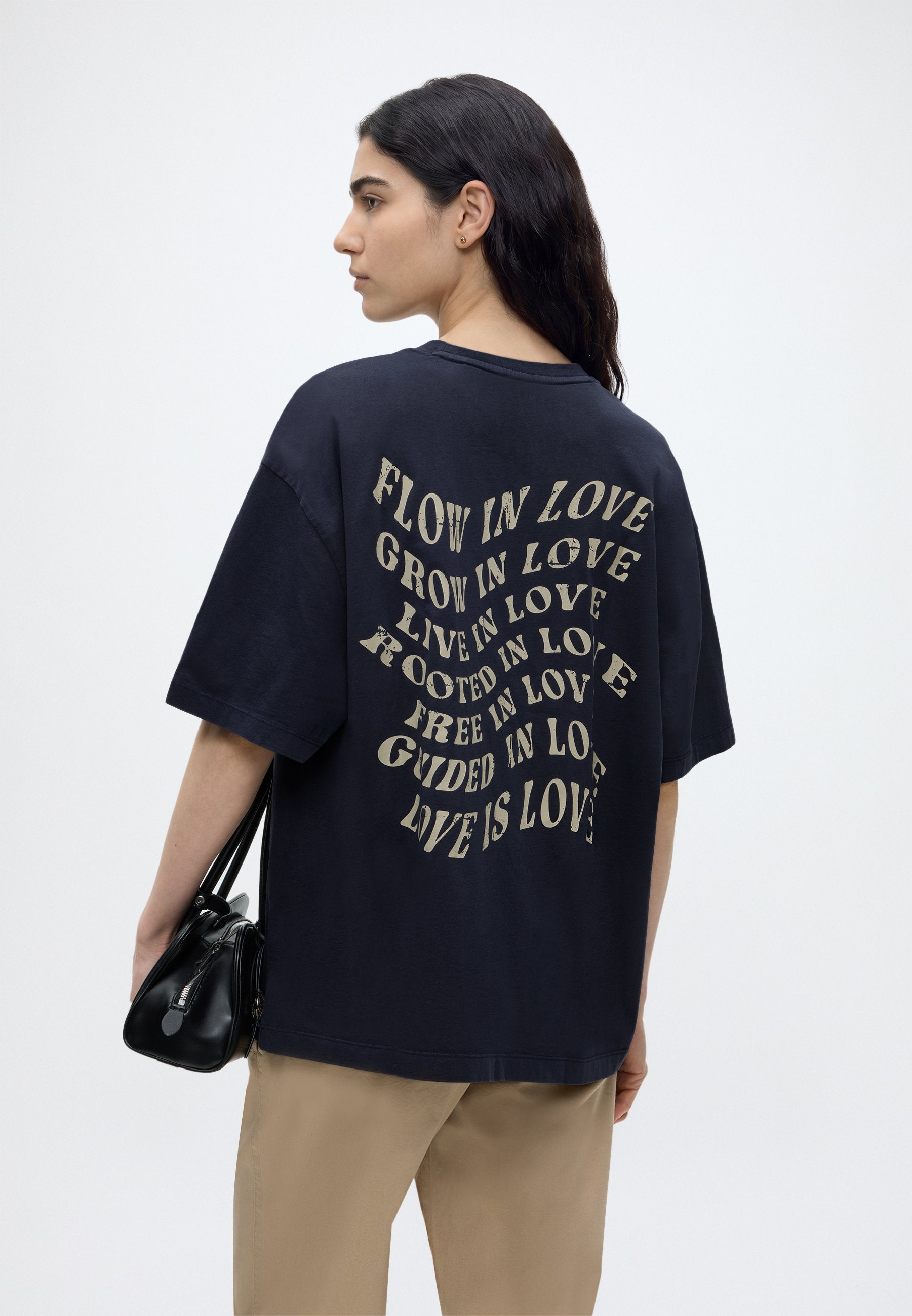 EBOYS - Print T-shirt - dark blue