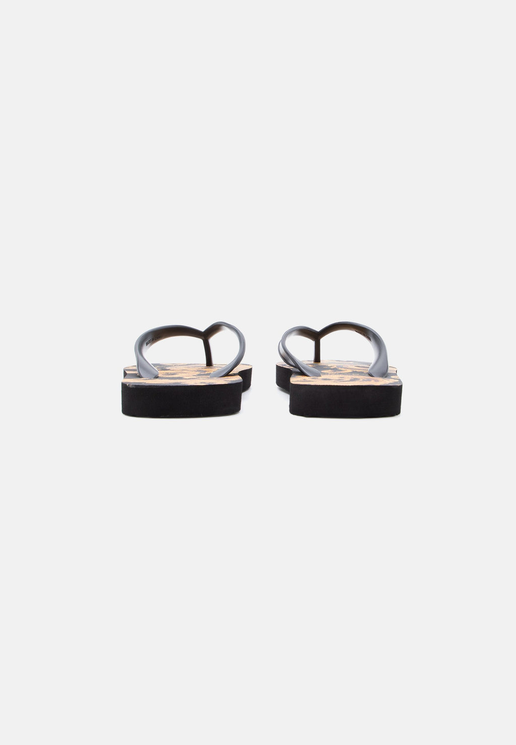 FONDO - T-bar sandals - black/gold-coloured