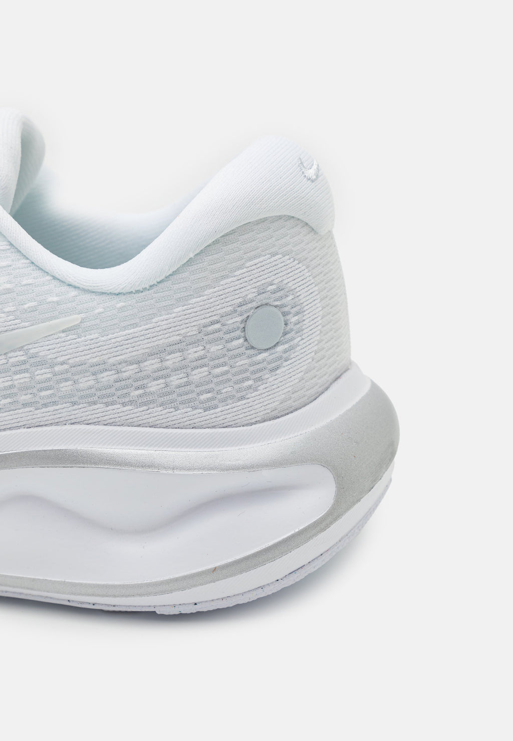 JOURNEY RUN - Road running shoes - white/pure platinum/metallic silver