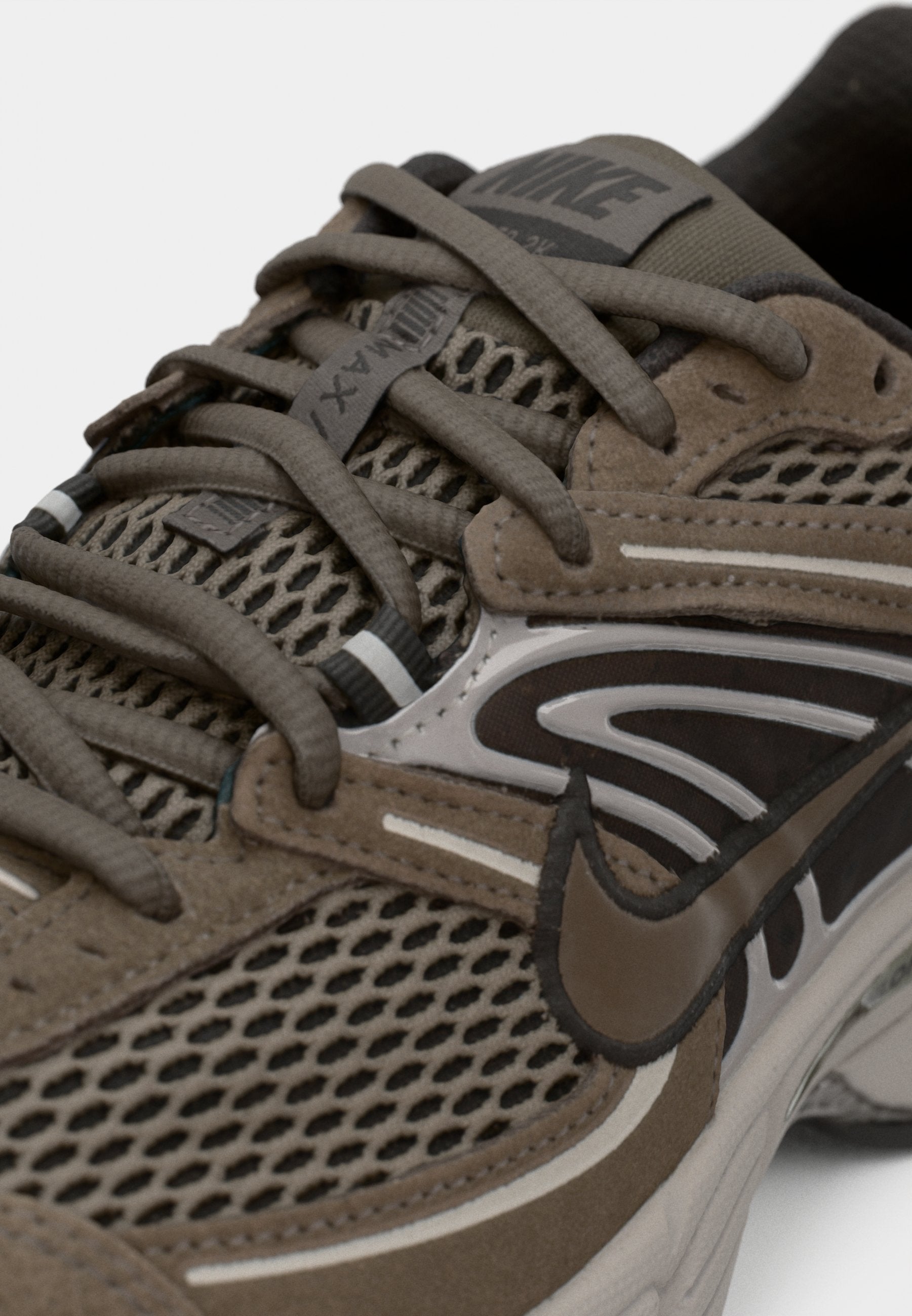 AIR MAX MOTO 2K - Trainers - ironstone/college grey/velvet brown/cave stone