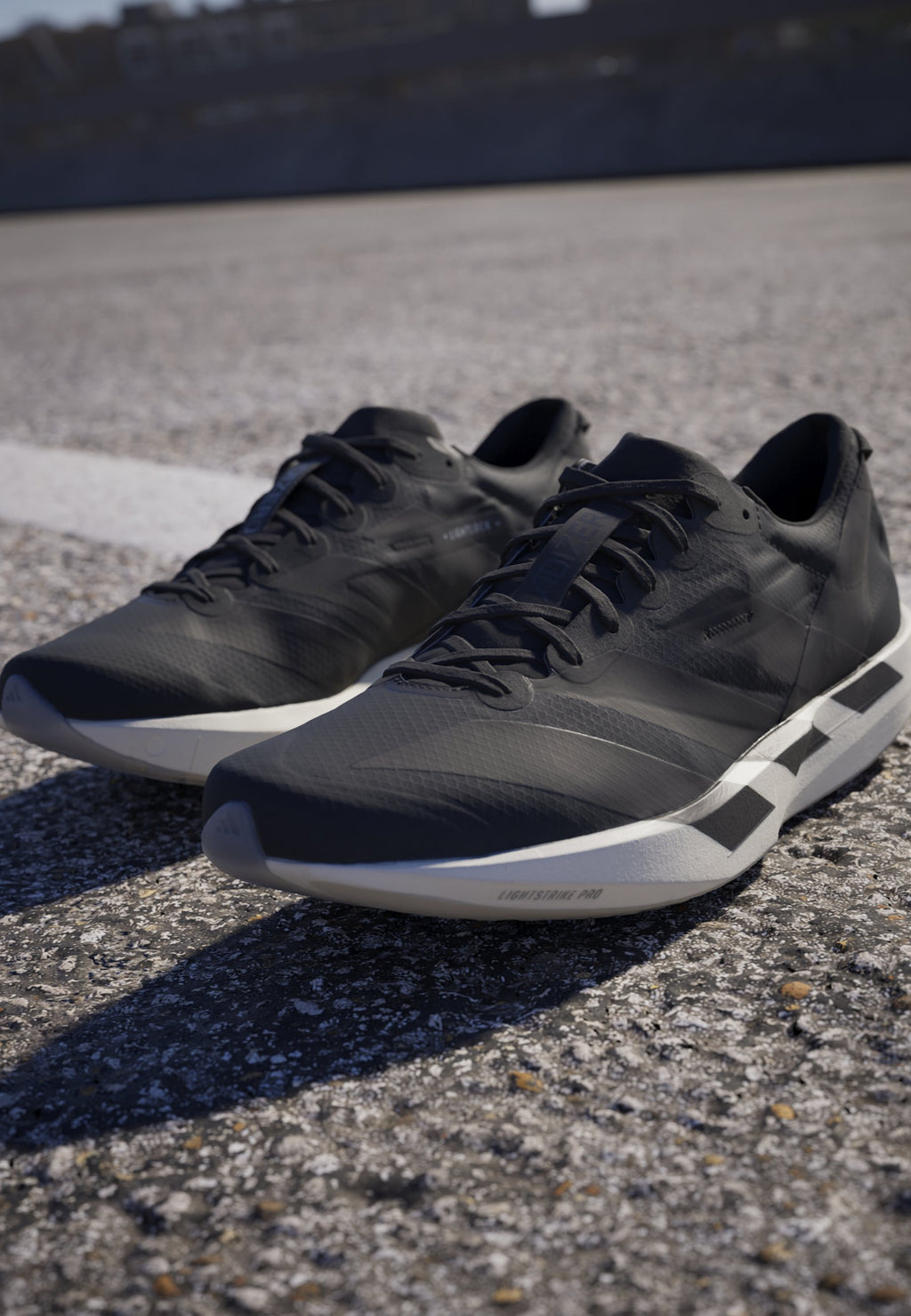 ADIZERO ADIOS 9 - Road running shoes - core black core black iron metallic