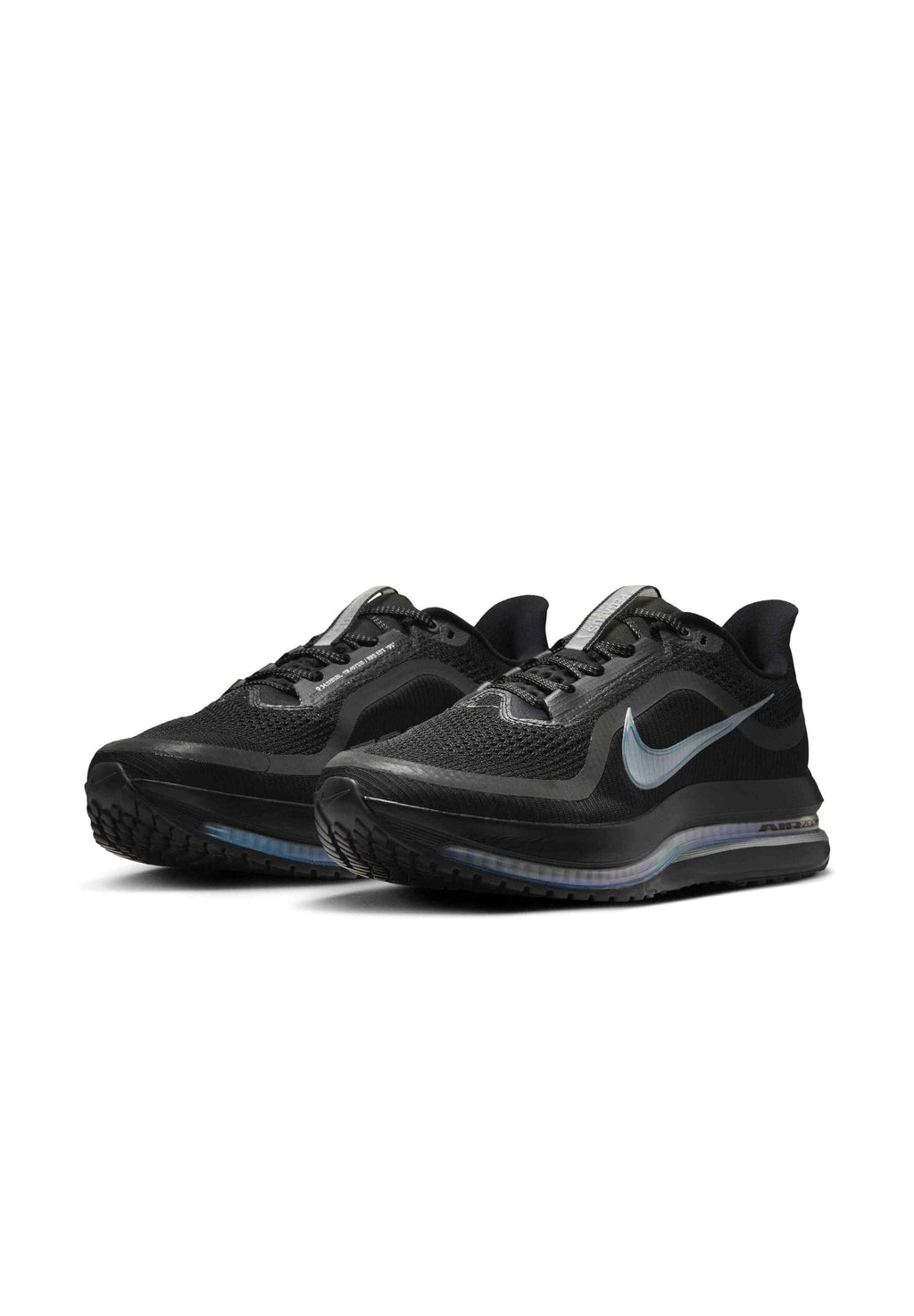 PEGASUS PREMIUM - Road running shoes - black/metallic silver-coloured