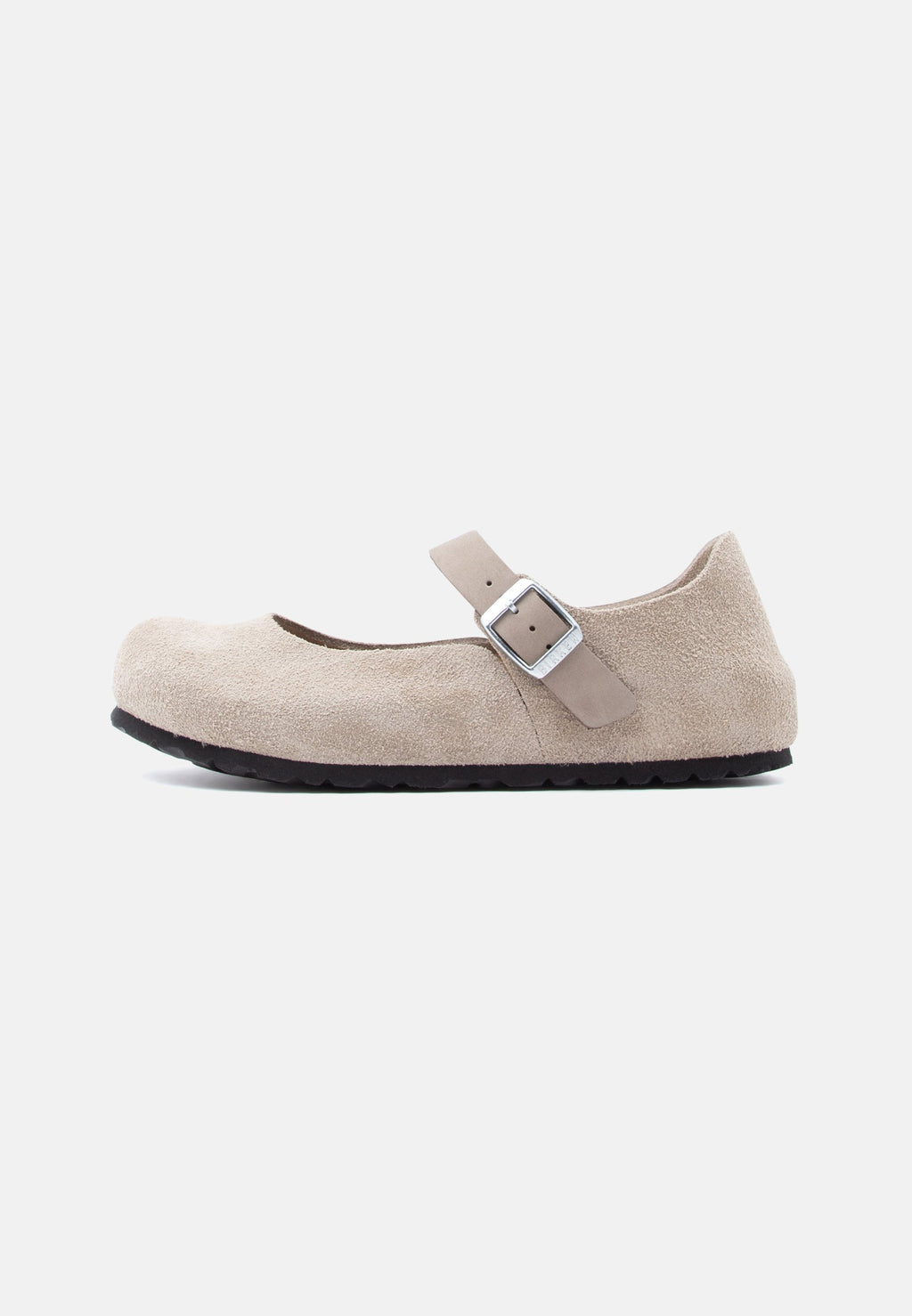 MANTOVA LEVE TAUPES NARROW - Ankle strap ballet pumps - taupe