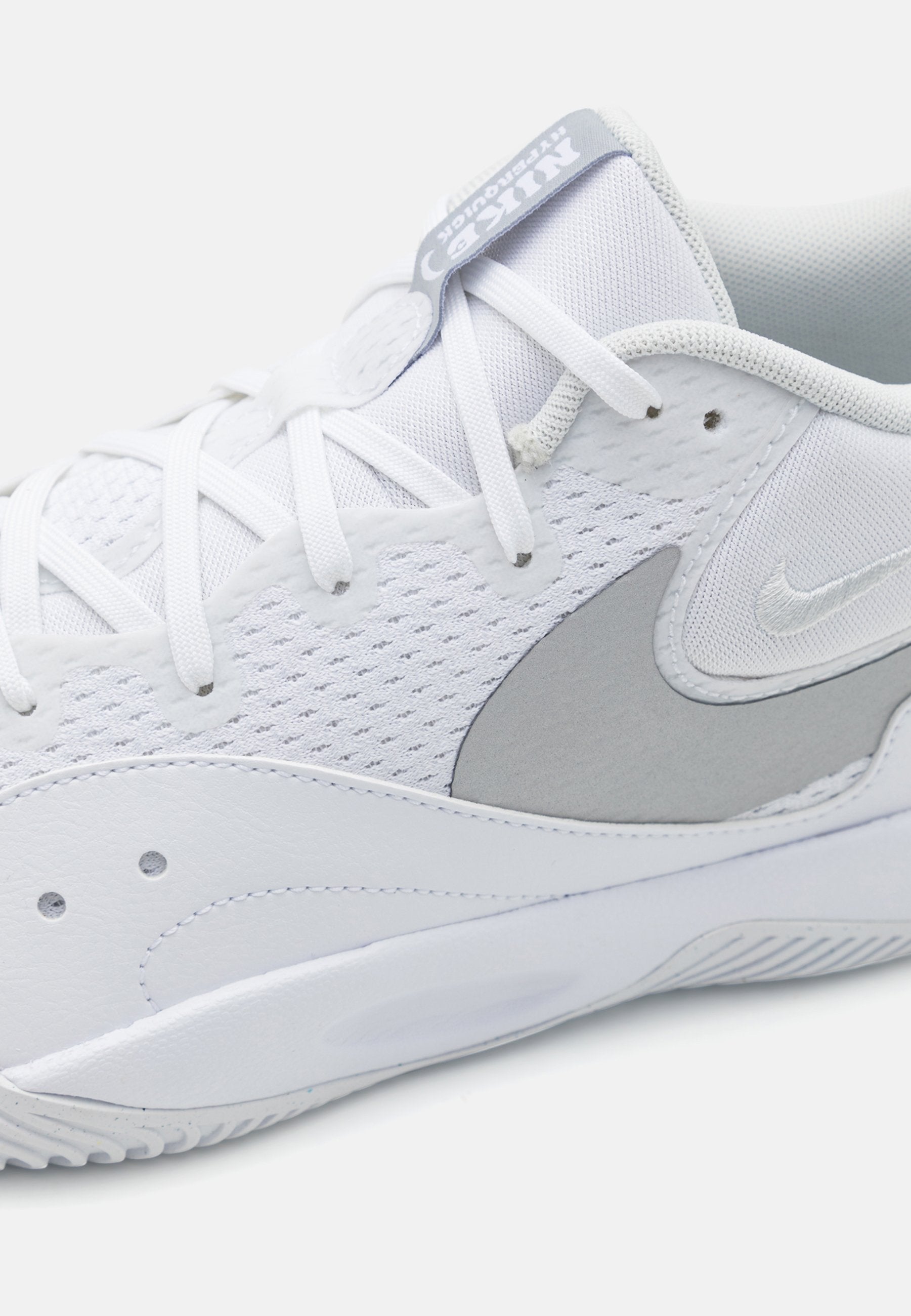 HYPERQUICK  - Volleyball shoes - white/metallic silver/photon dust