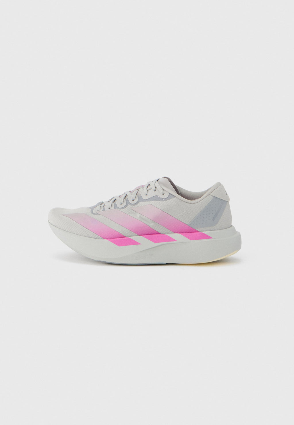 ADIZERO EVO SL WOVEN W - Road running shoes - grey/lucid fuchsia