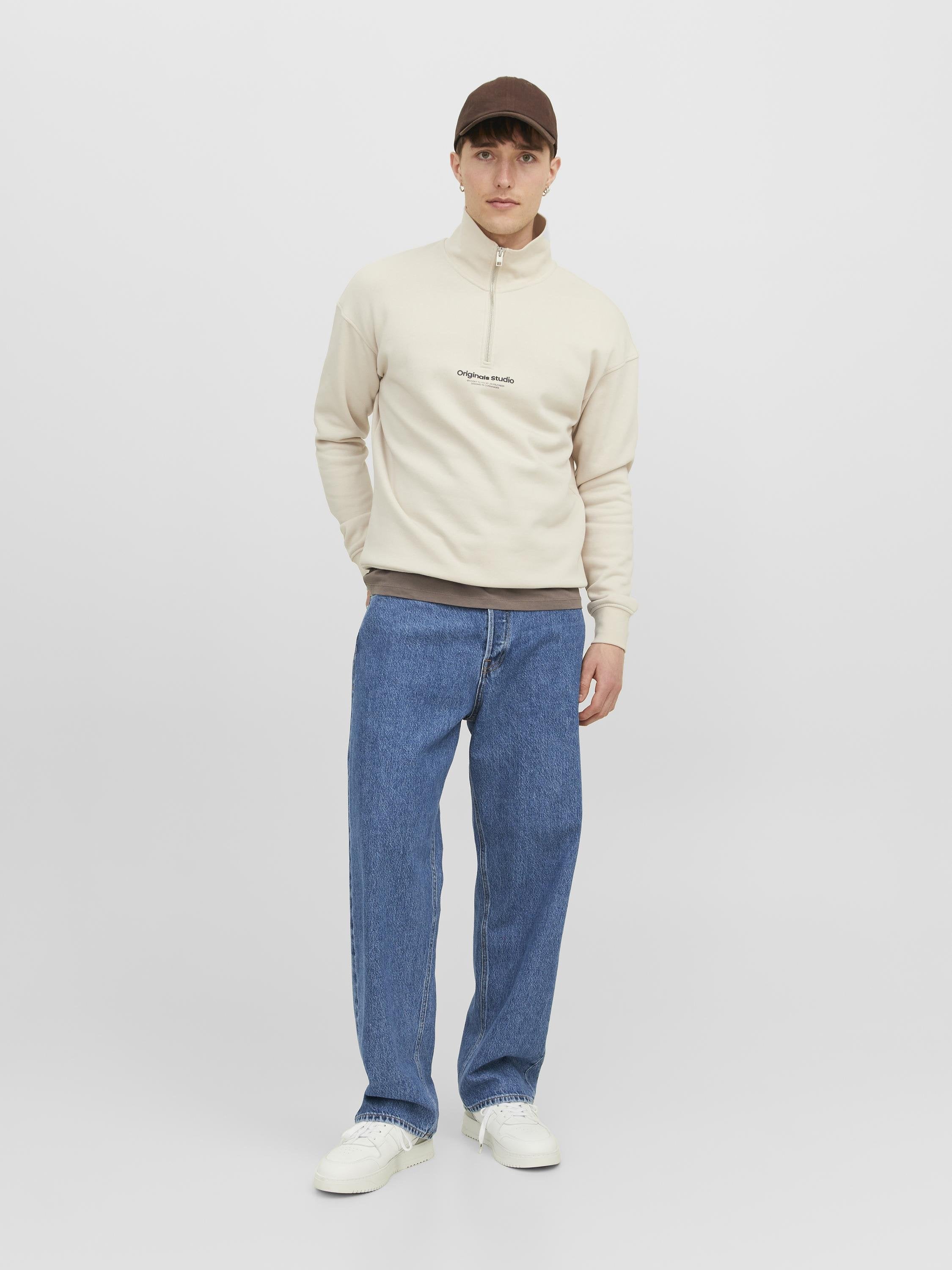 gy fit JJIALEX JJORIGINAL SBD 301 NOOS - Baggy Jeans - blue denim