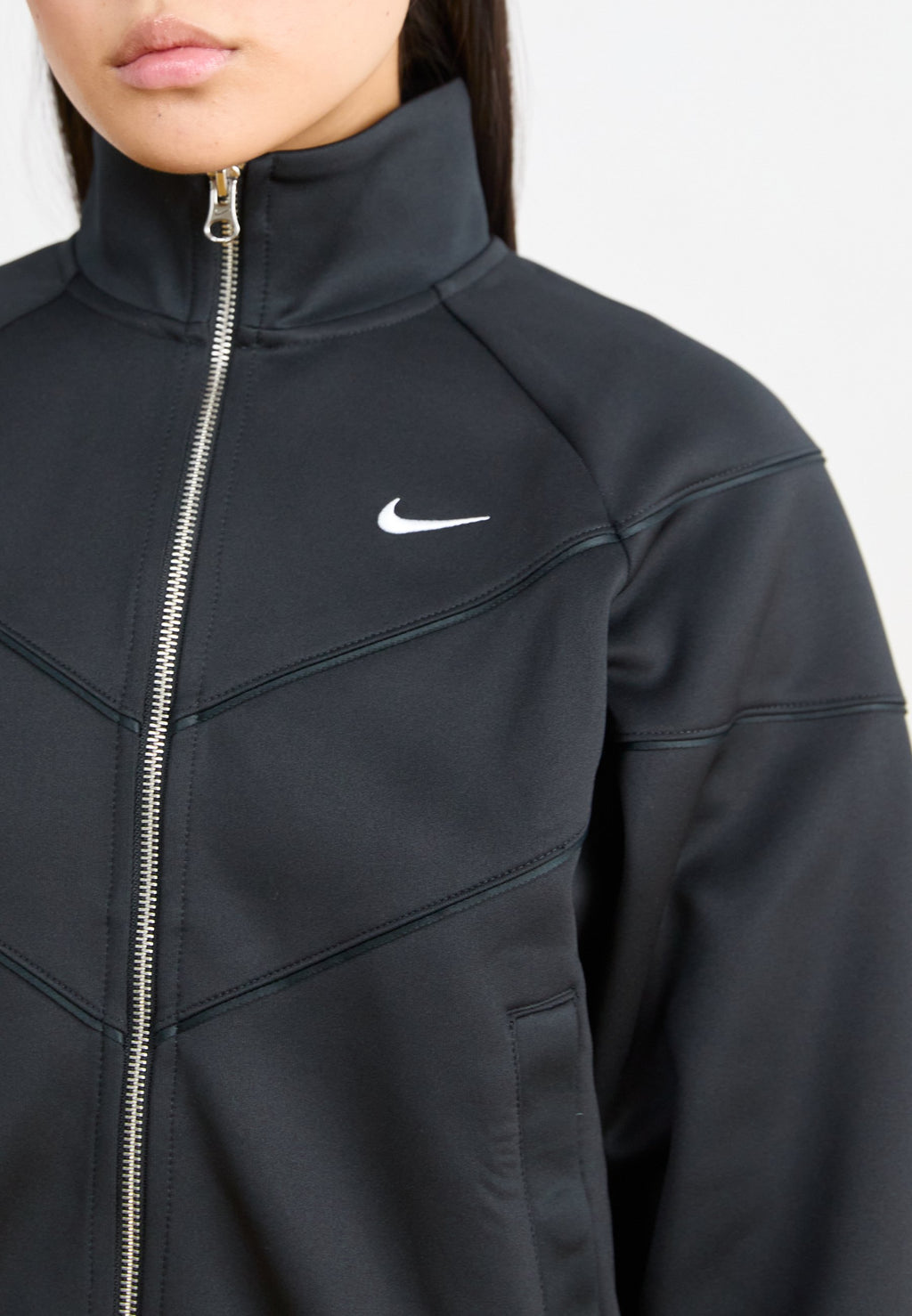 Training jacket - black white