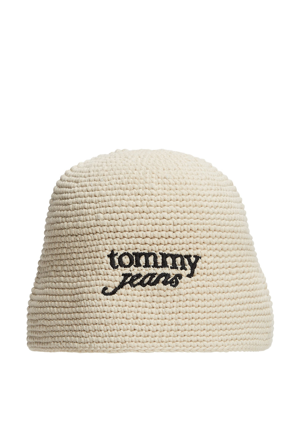 CROCHET LOGO EMBROIDERY BUCKET HAT - Hat - newsprint