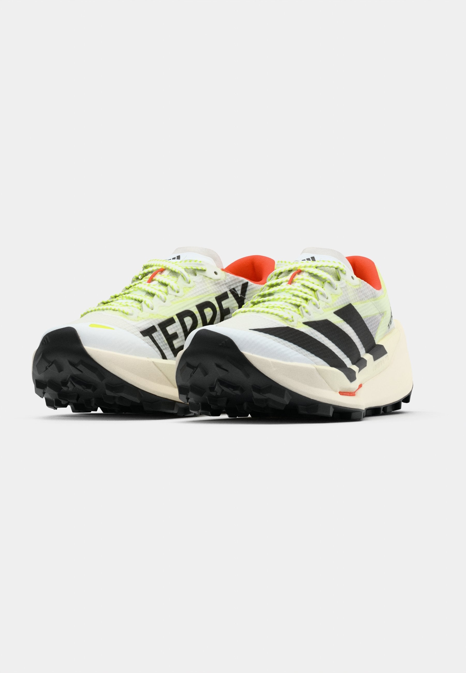 AGRAVIC TT - Trail running shoes - footwear white/core black/impact orange