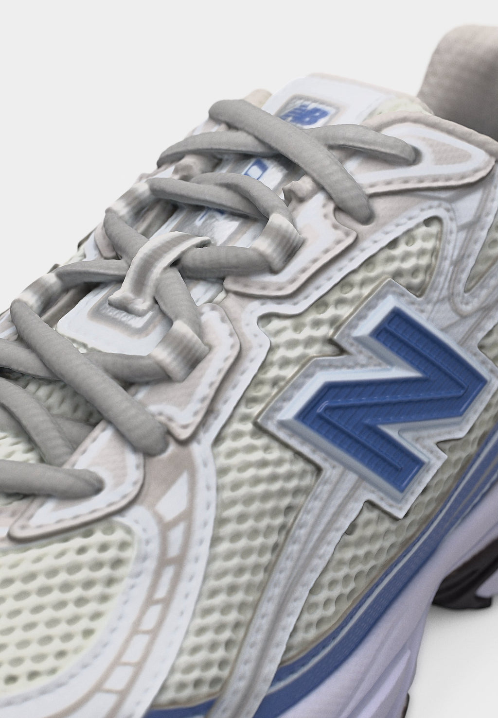 740 UNISEX - Trainers - white/fairweather blue