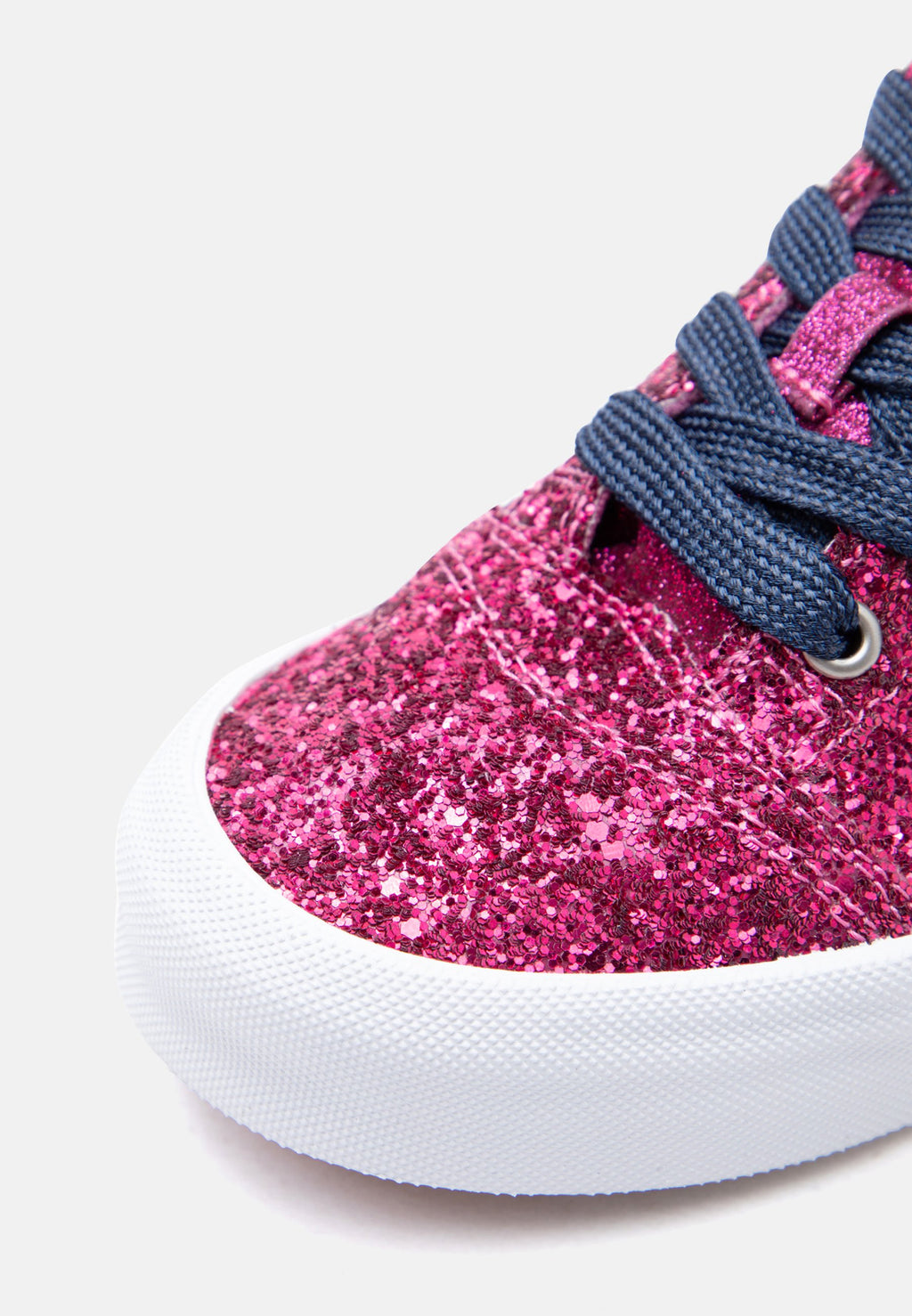 KNU SKOOL - Trainers - glitter pink/white