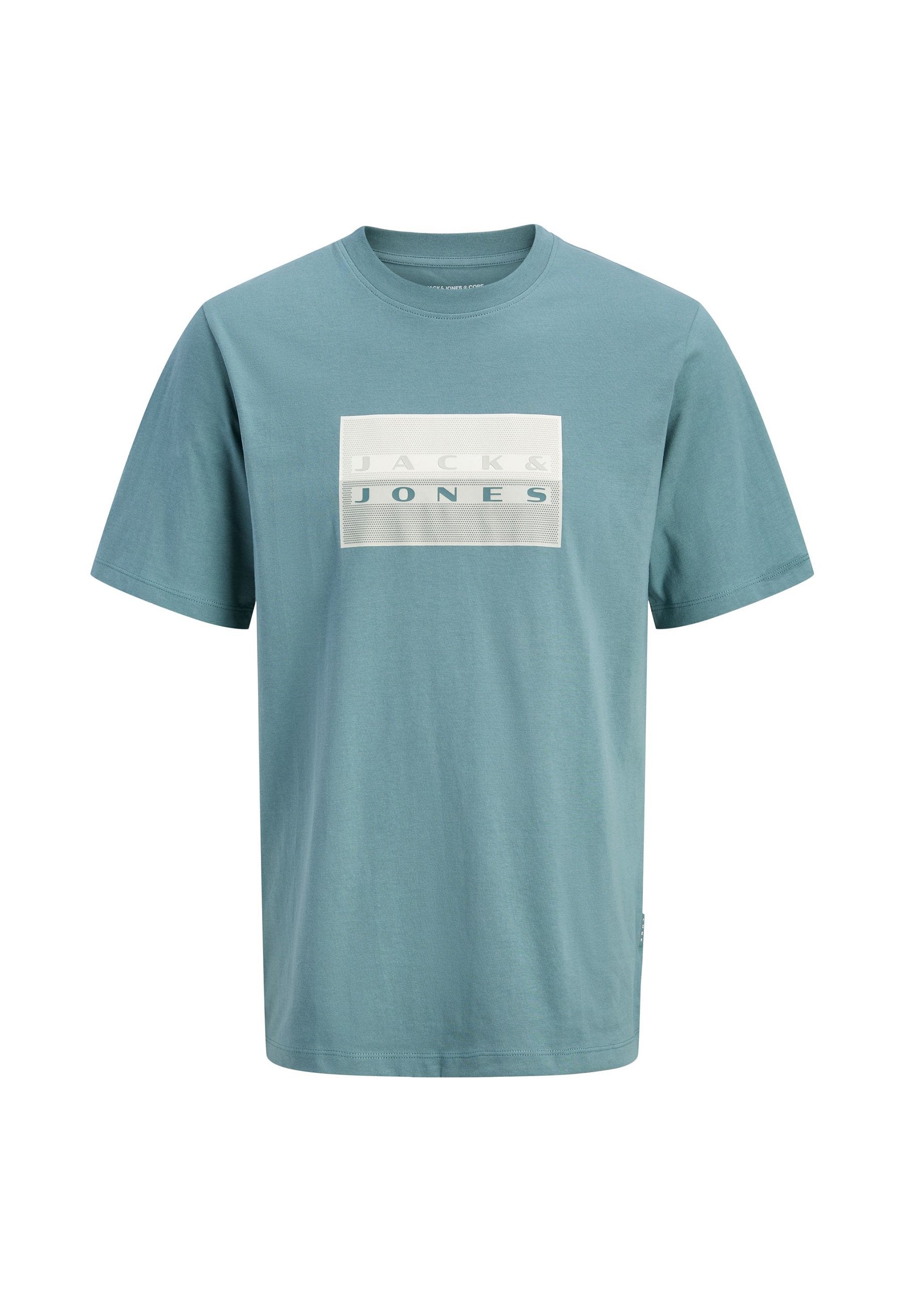 JCOFUSION DOTS PRINT TEE SS CN SN JNR - Print T-shirt - north atlantic