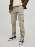 JPSTACE JJTUCKER AMA TAPERED FIT - Pantalon cargo - Marron