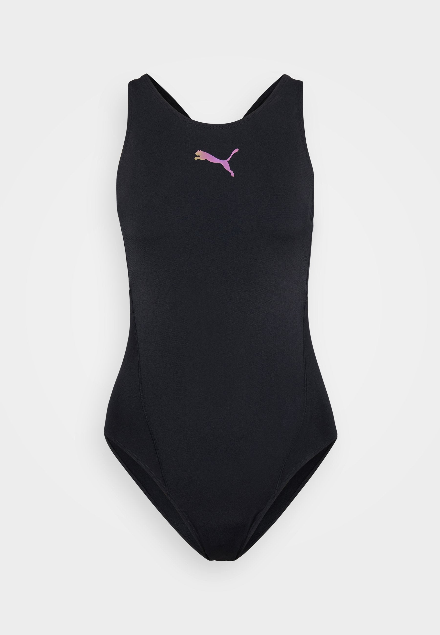 WOMEN RACEBACK SWIMSUIT - Swimsuit - black