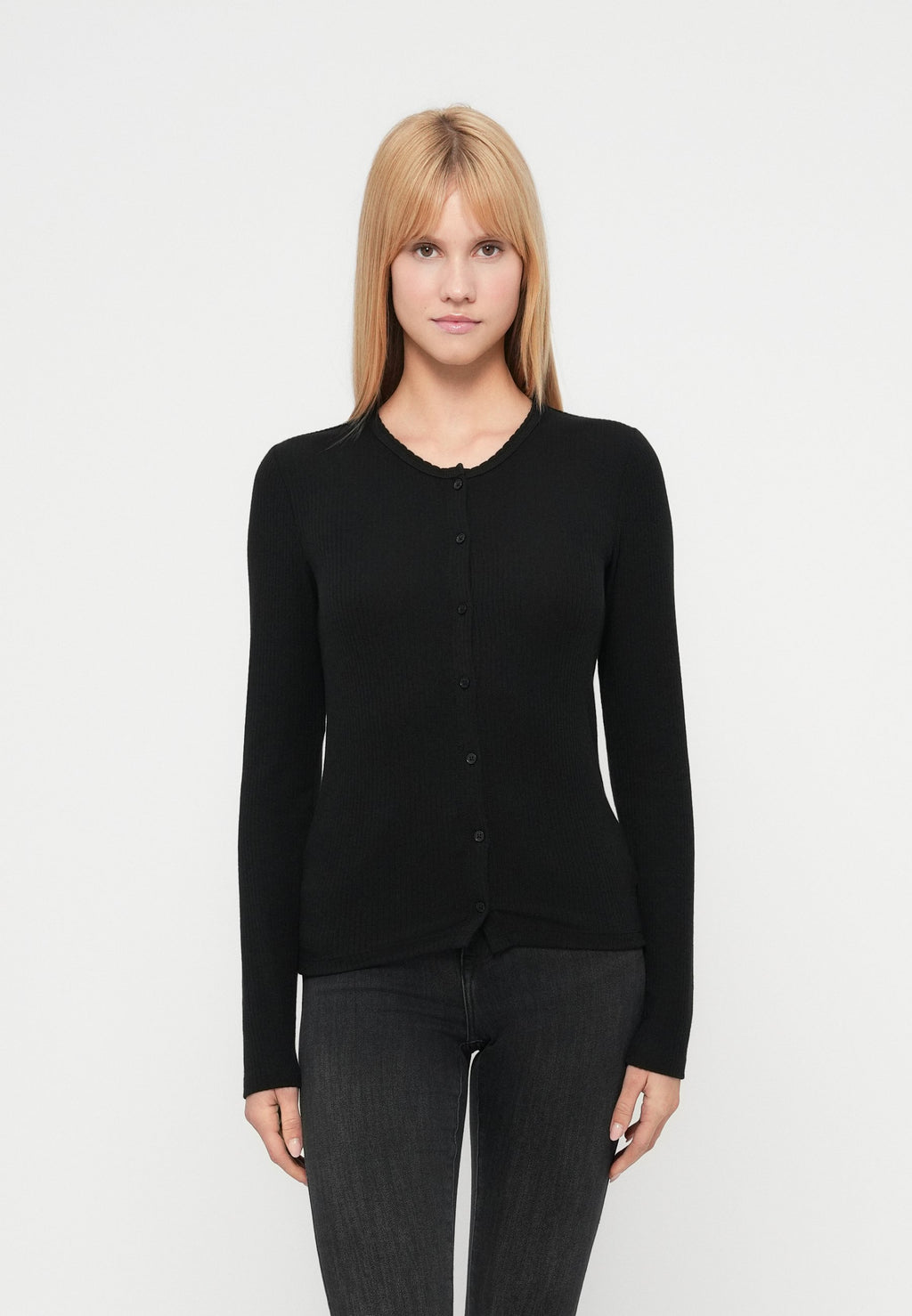 CREW CARDI - Cardigan - black