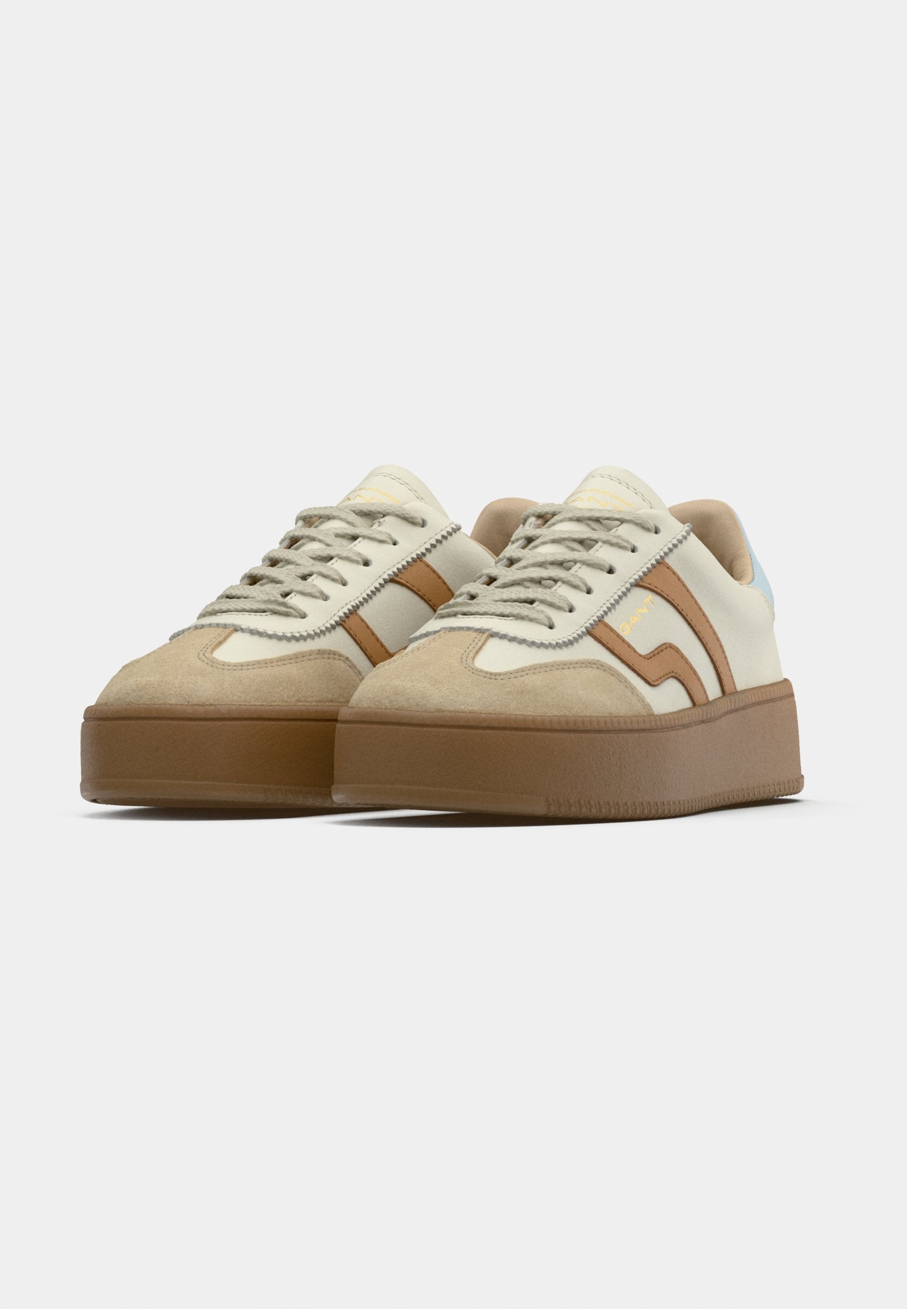 CUZMANI - Trainers - off white/light blue