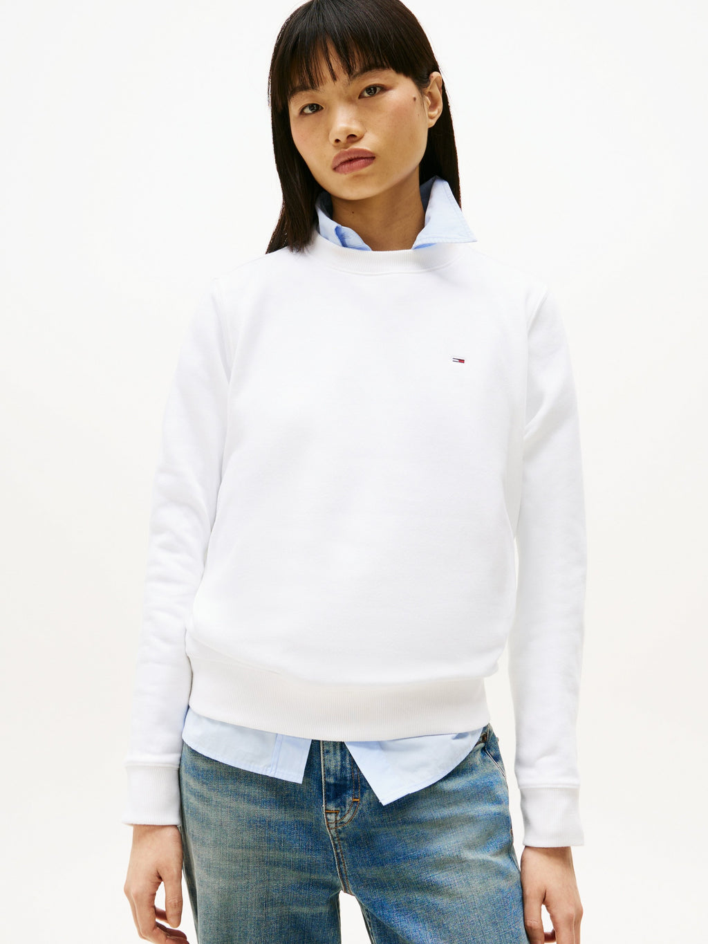 FLAG CREW - Sweatshirt - white