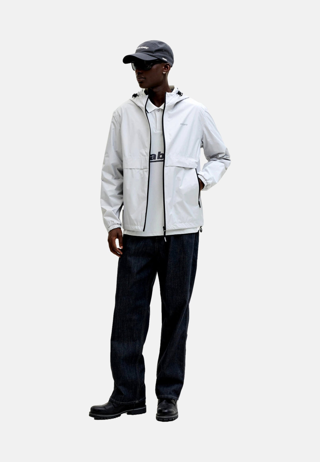JACK & JONES JACKE COCLUB REGENJACKE - Waterproof jacket - grau