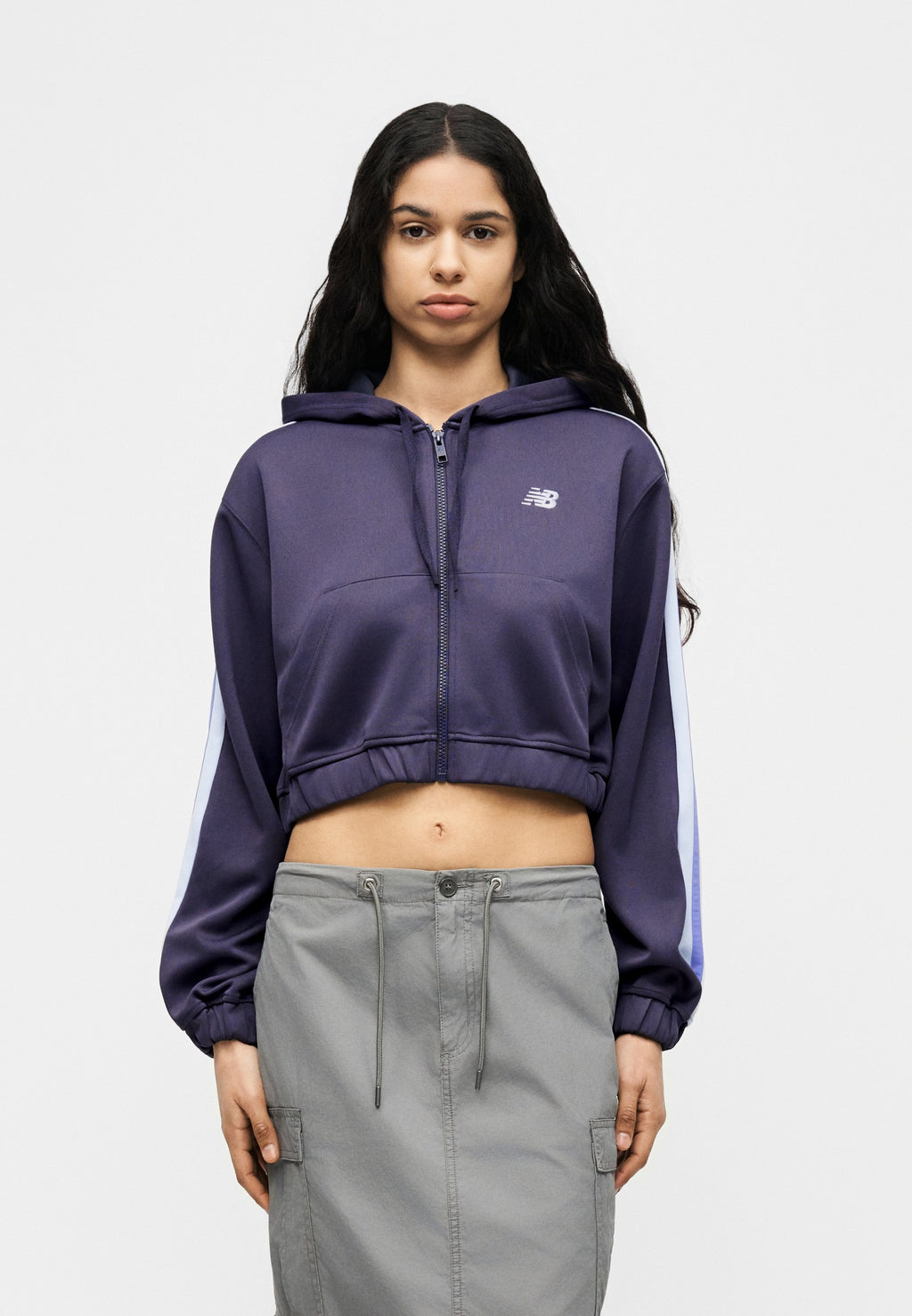 FULL ZIP - Zip-up sweatshirt - boysenberry