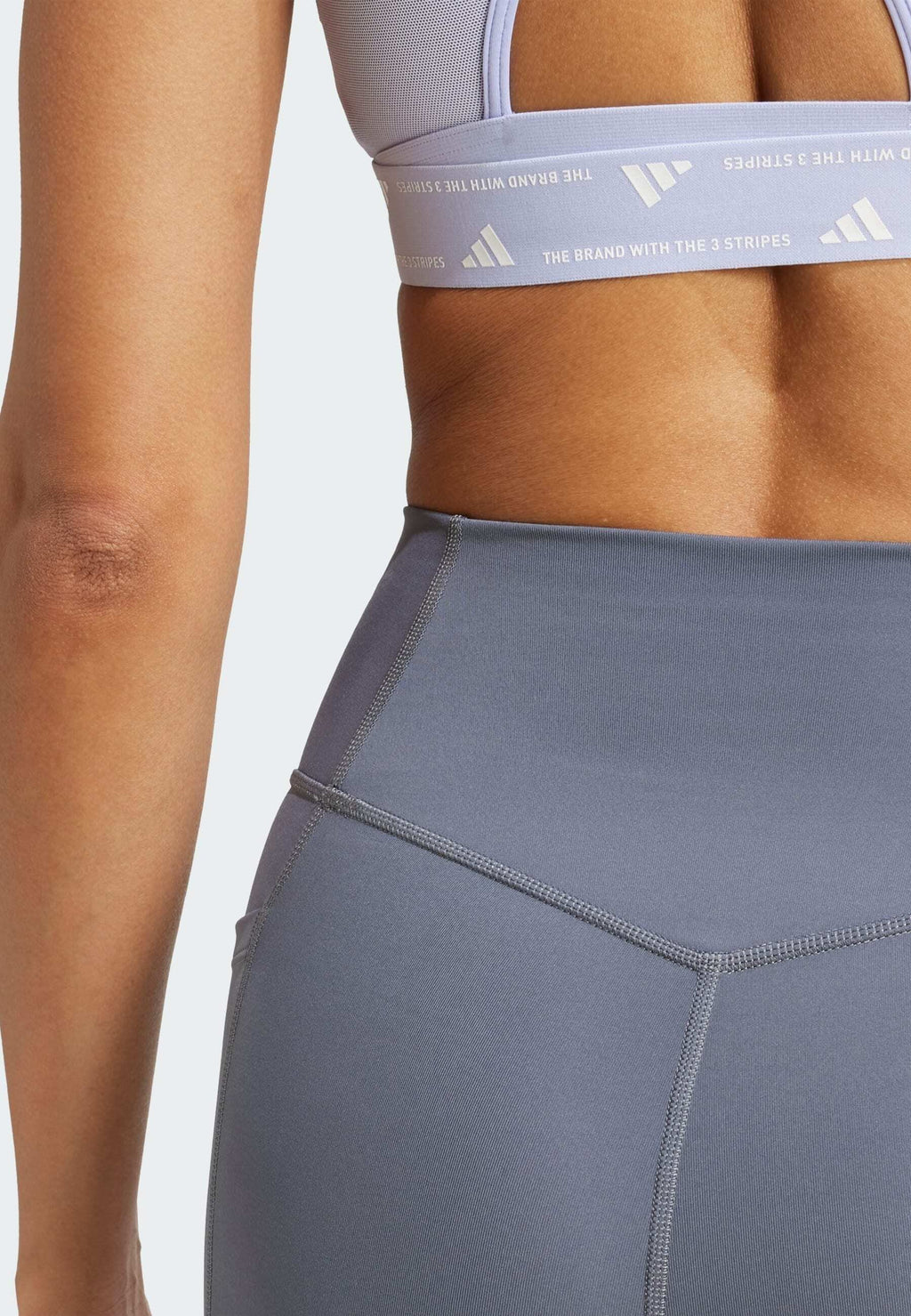 OPTIME ESSENTIALS - Leggings - onix/white