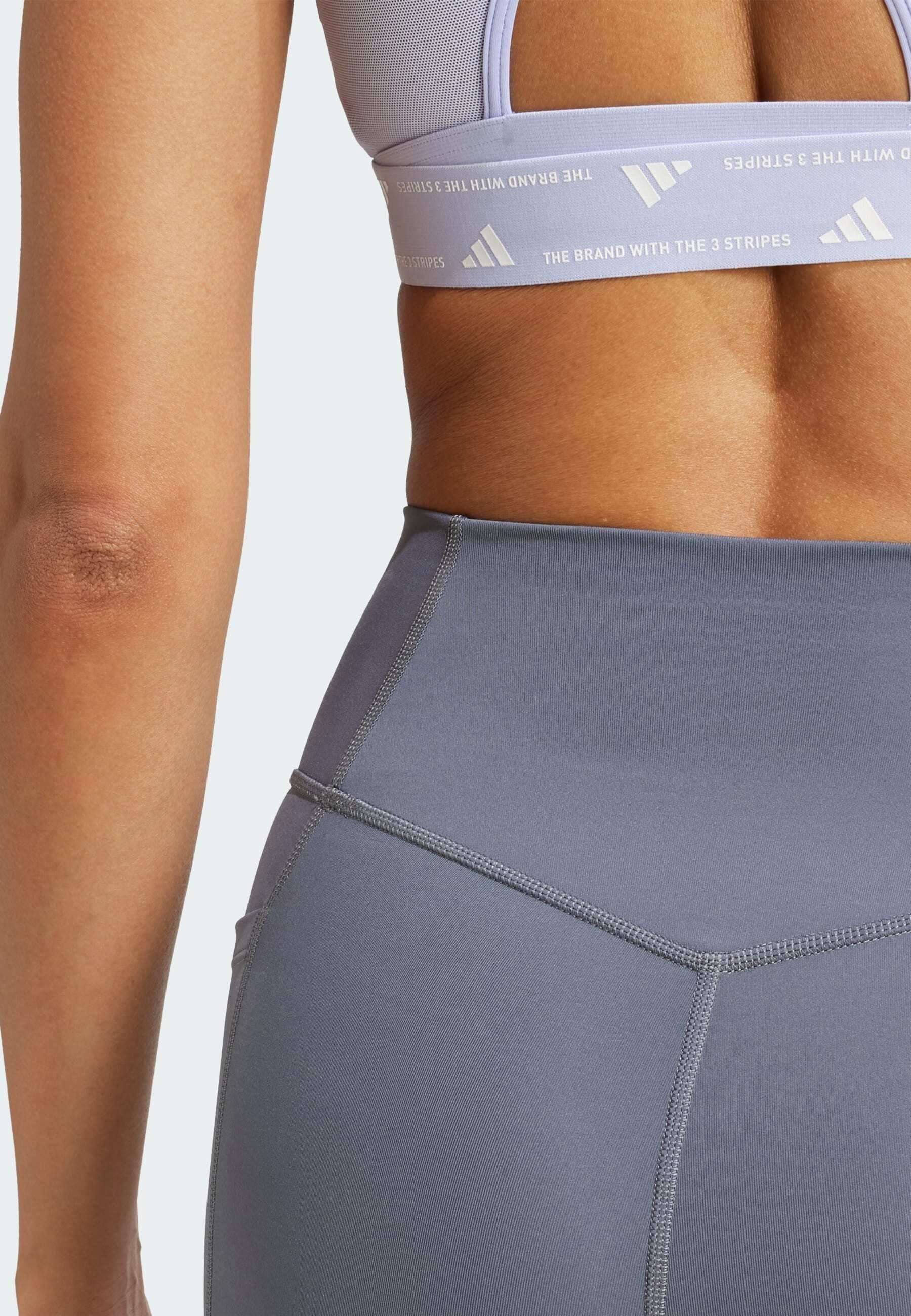 OPTIME ESSENTIALS - Leggings - onix/white