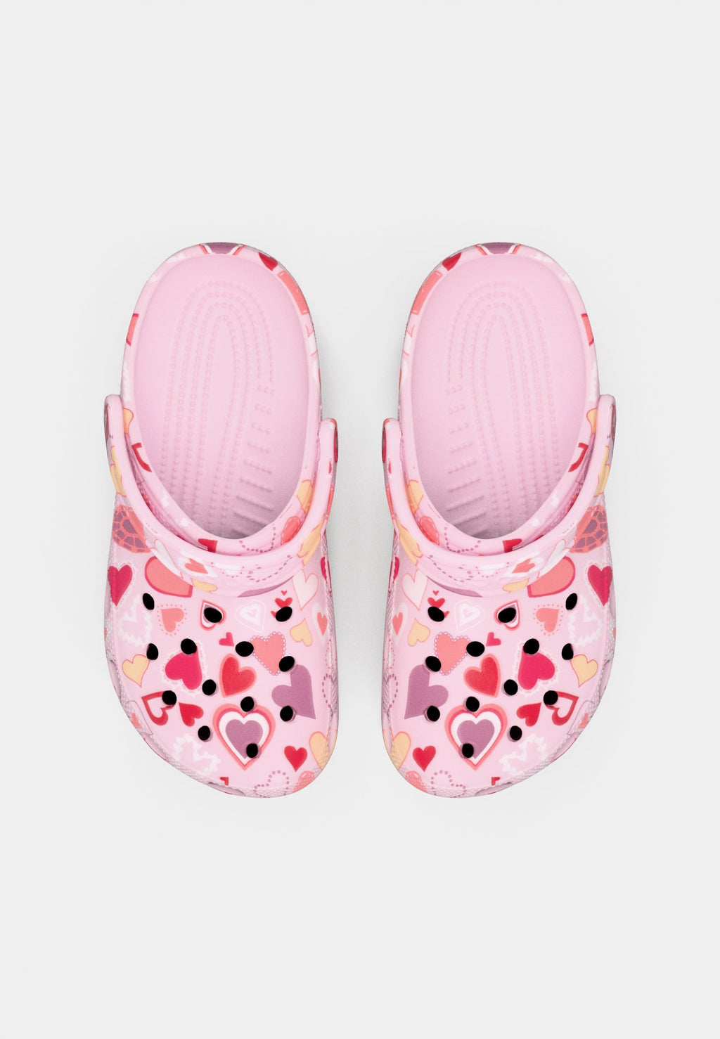 CLASSIC VDAY - Pool slides - pink milk/hearts