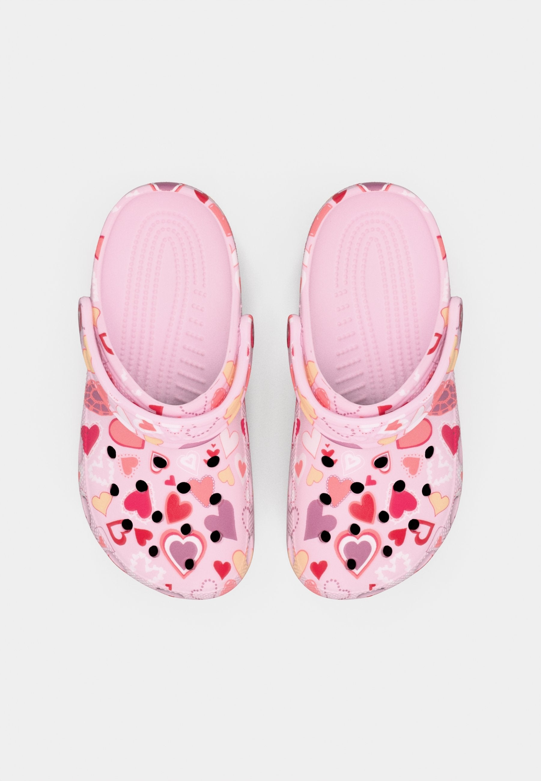 CLASSIC VDAY - Pool slides - pink milk/hearts