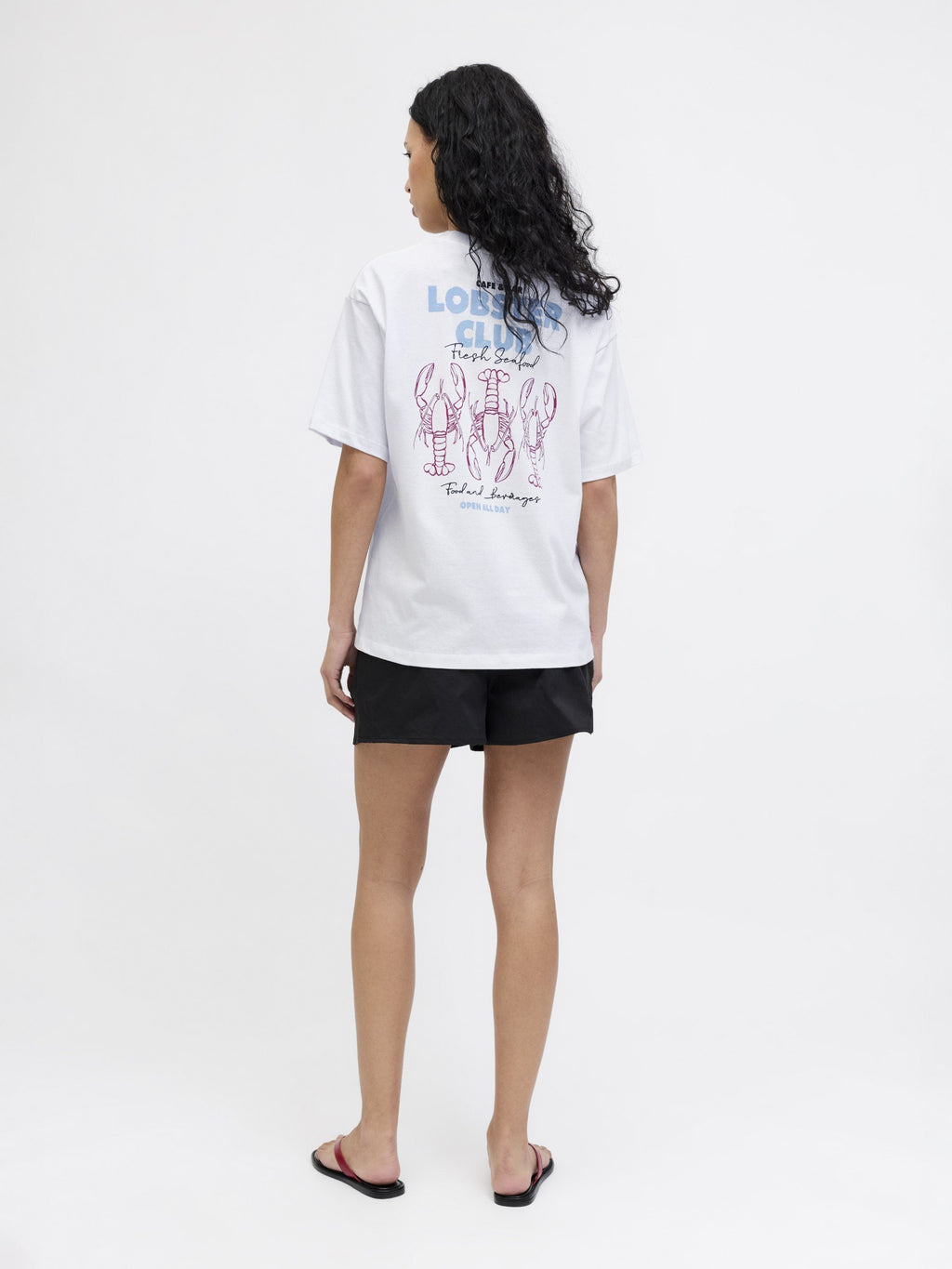 JXMILLOW LOOSE SS TEE JRS SP326 - Print T-shirt - bright white