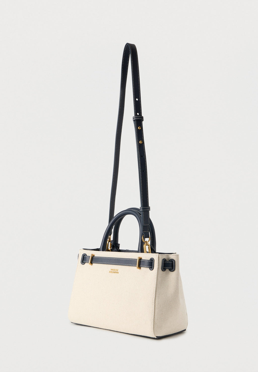 THE AMERICAN ICON CANVAS CROSSBODY TOTE BAG - حقيبة يد - أبيض/أزرق