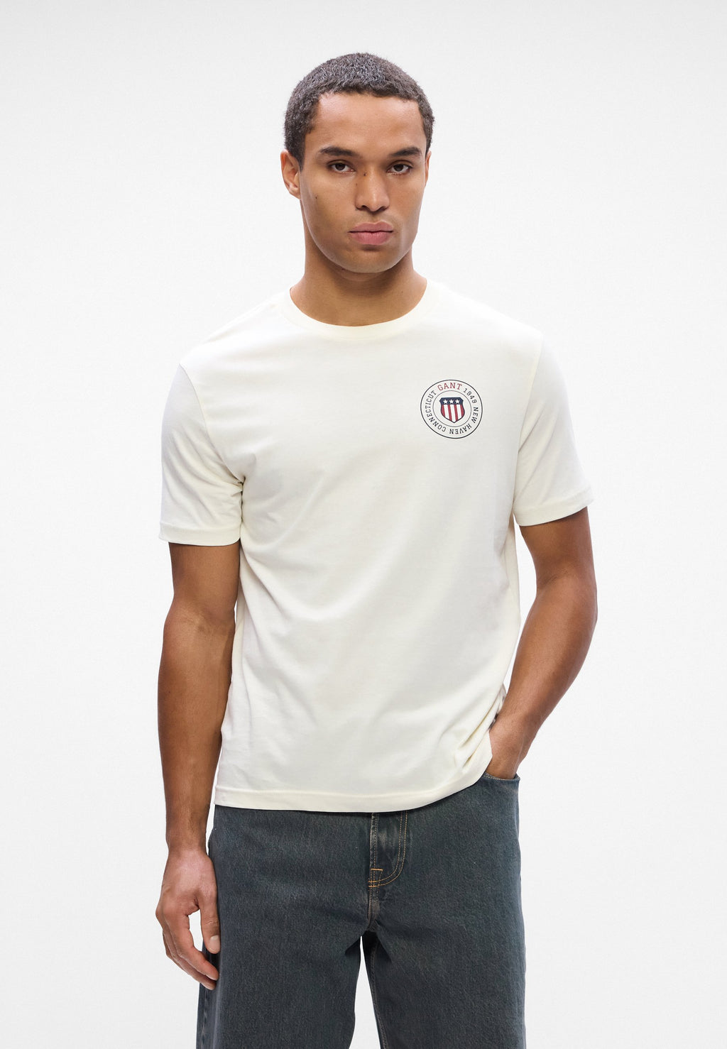 GRAPHIC  - Print T-shirt - cream