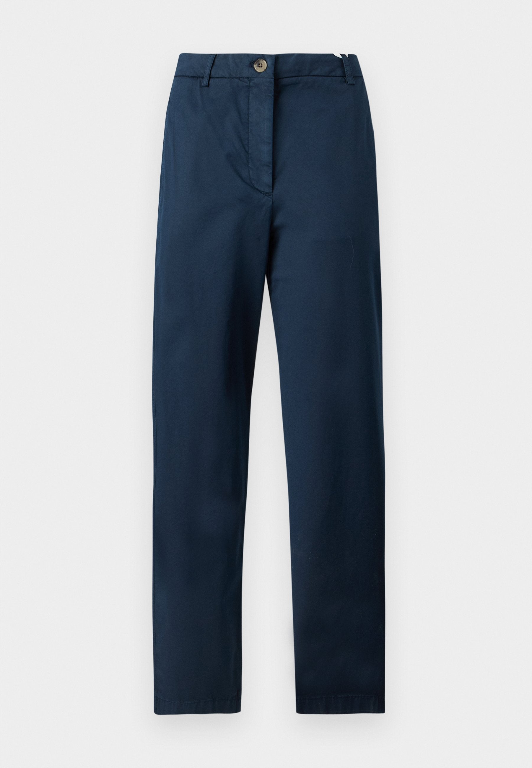YIKANMIŞ DAR DÜZ PAÇA CHINO PANTOLON - Chino Pantolon - koyu gece mavisi