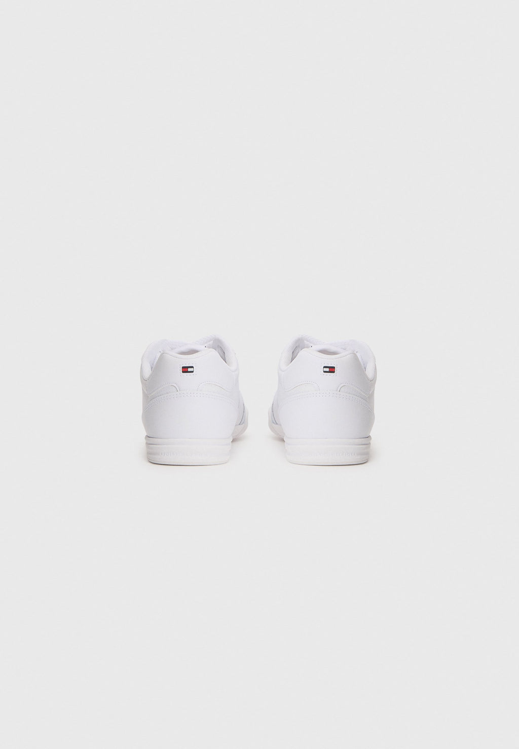 BASKETS À SEMELLE CUP ET LOGO EN CREUX EN CUIR - Baskets - blanc