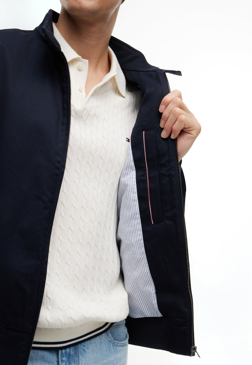 CLASSIC HARRINGTON - CORE ESSENTIALS - Bomber Jacket - desert sky