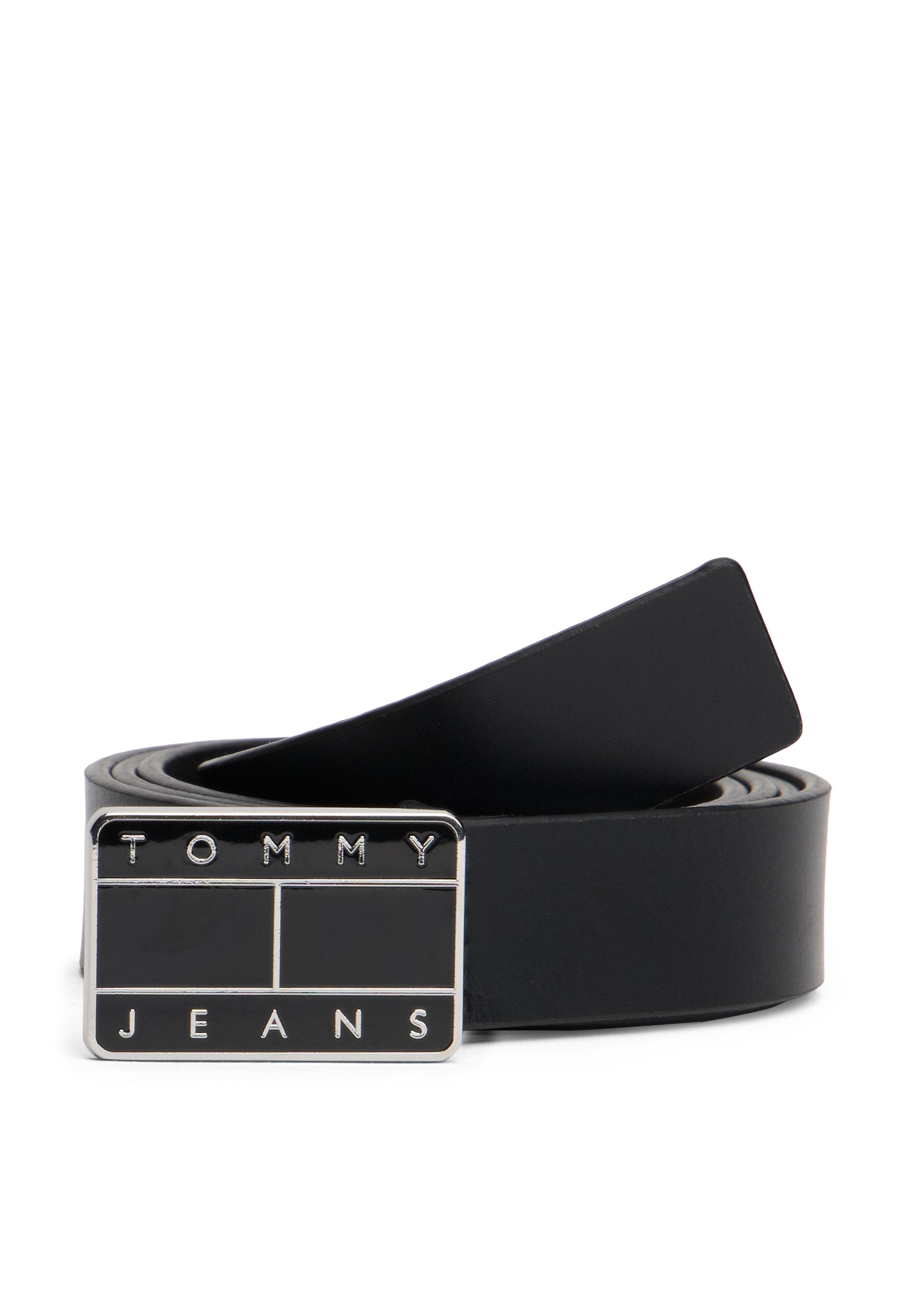 HERITAGE PLAQUE BUCKLE LEATHER BELT - Belt - black