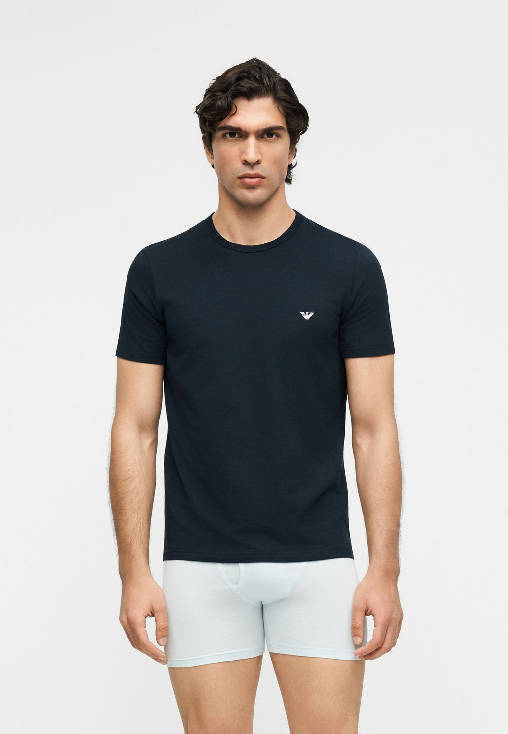 PARTE ALTA CREW NECK 2 PACK - Undershirt - blue/white